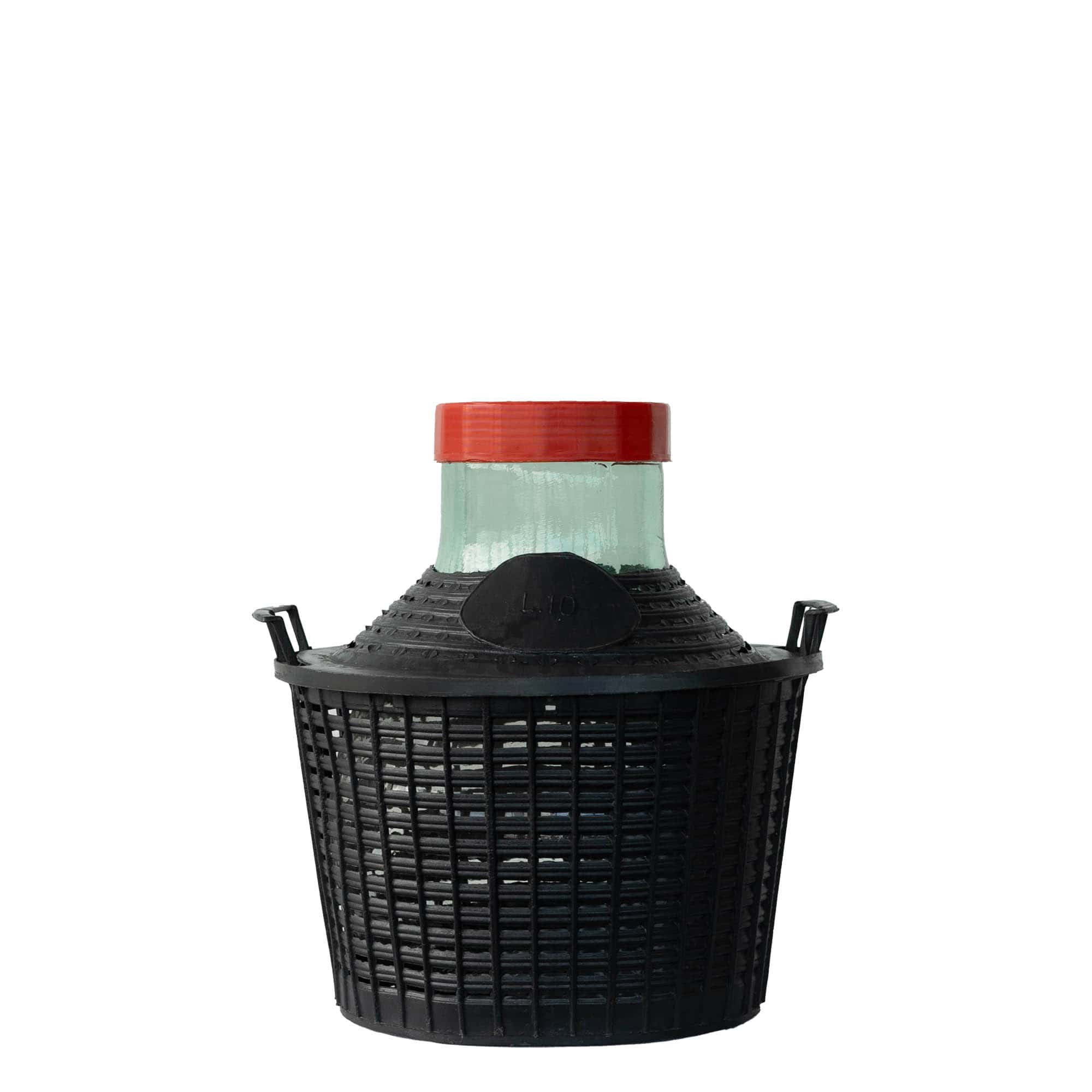 10 l butla balonowa szerokootworowa, szkło, wylot: zakręcana zatyczka