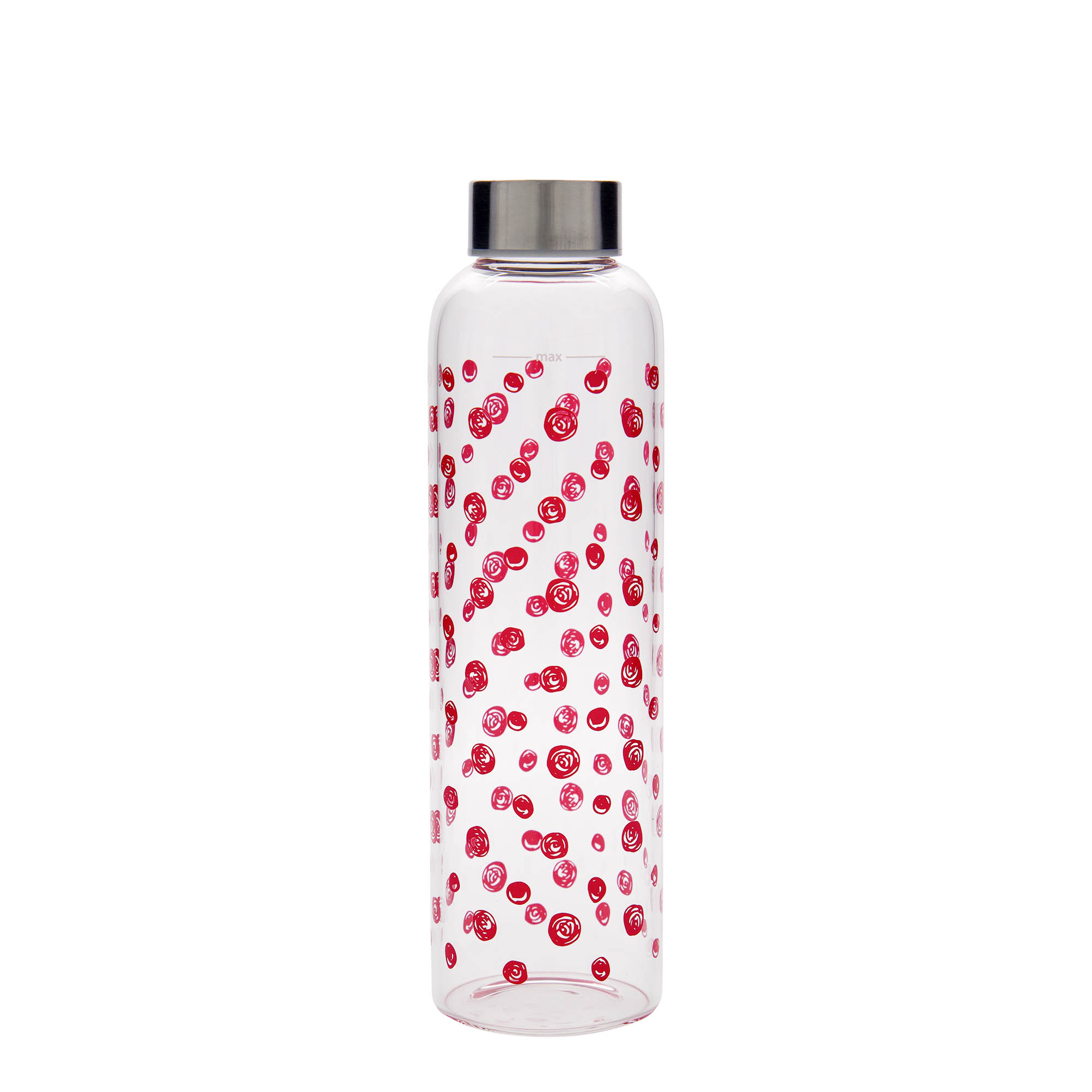 500 ml bidon „Perseus - Czerwone kropki”, otwór: zakrętka na gwint
