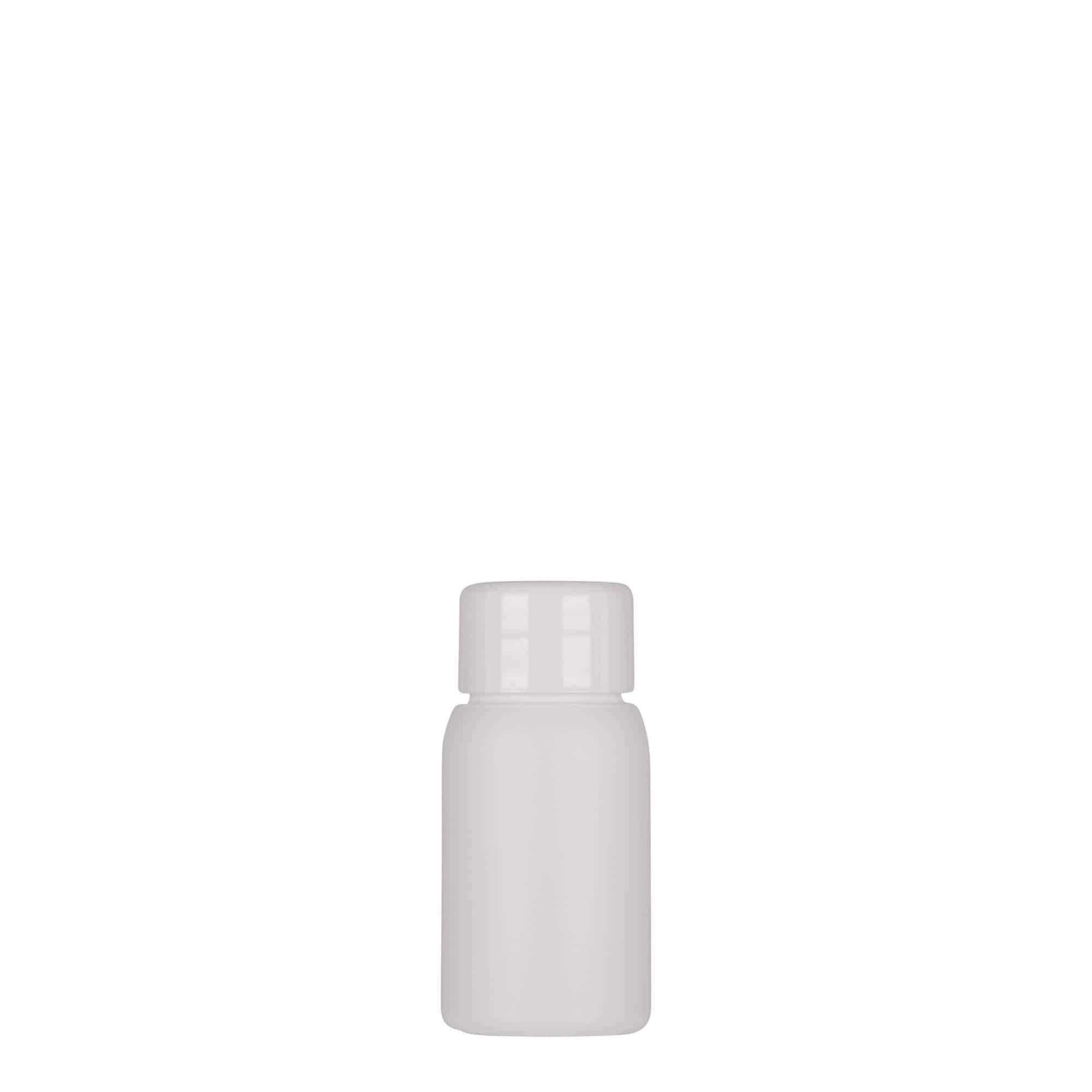 30 ml butelka z tworzywa sztucznego 'Tuffy', HDPE, kolor biały, zamknięcie: GPI 24/410