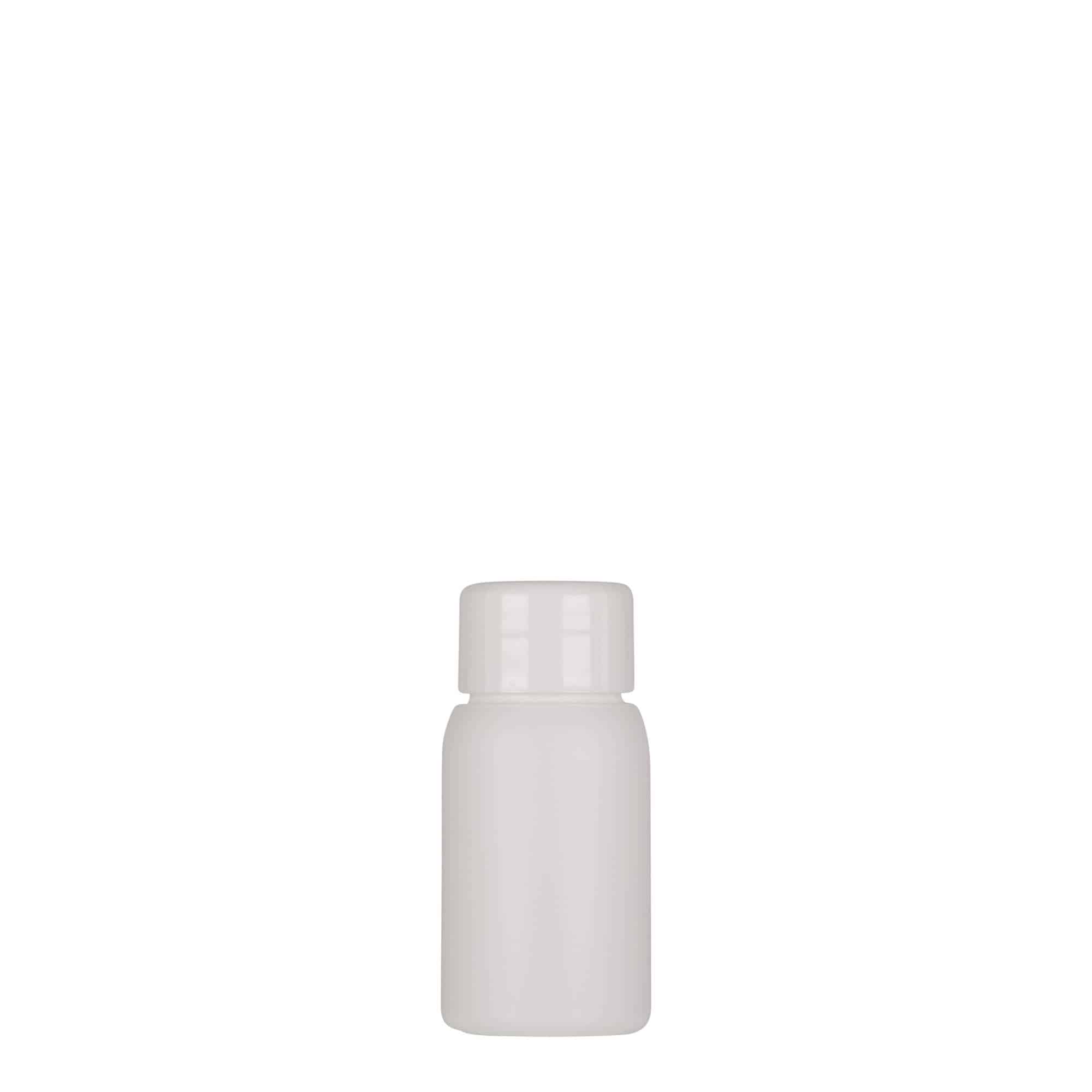 30 ml butelka plastikowa 'Tuffy', HDPE, biała, szyjka: 24/410