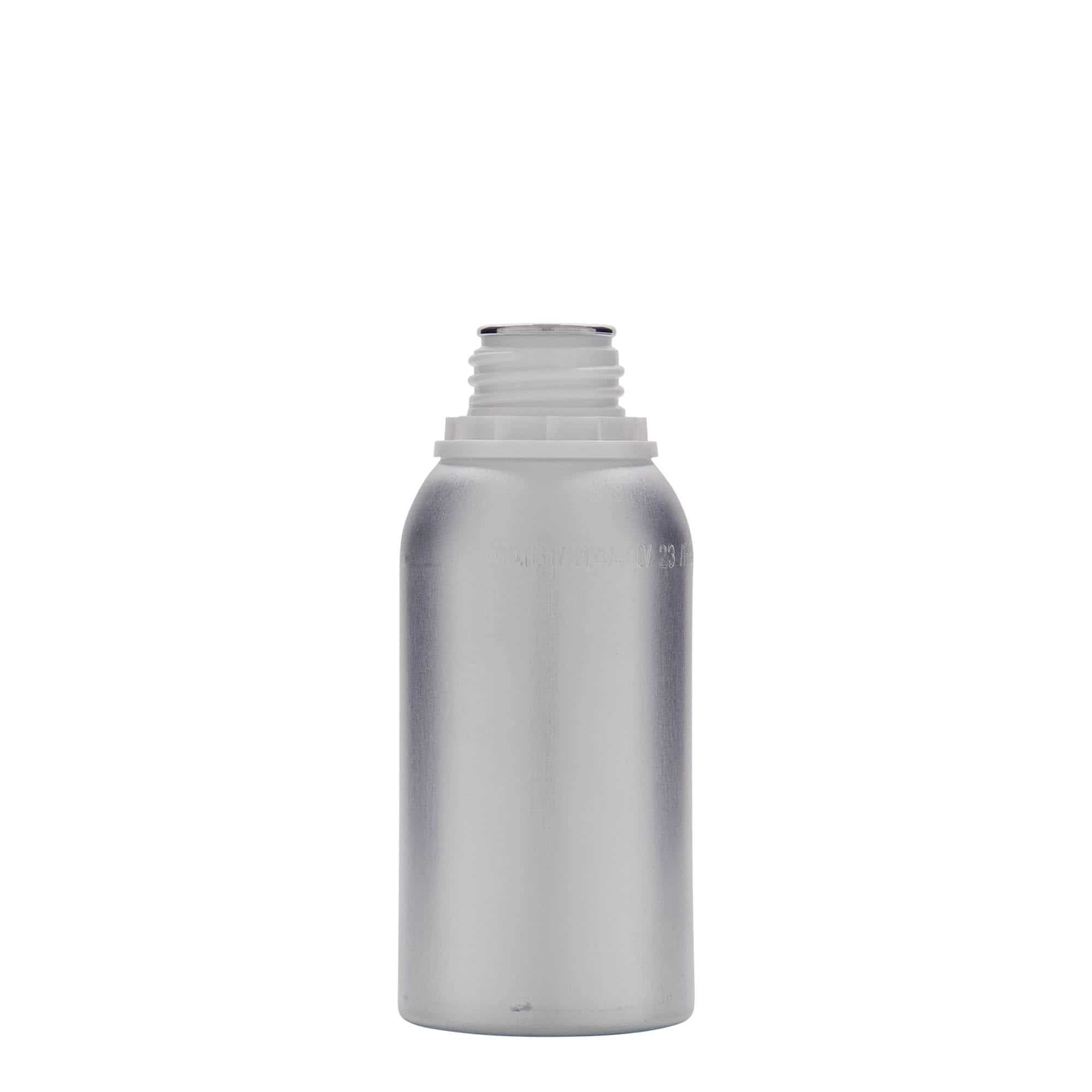 275 ml butelka aluminiowa, metalowa, kolor srebrny, zamknięcie: DIN 32 275 ml butelka aluminiowa, metalowa, kolor srebrny, zamknięcie: DIN 32