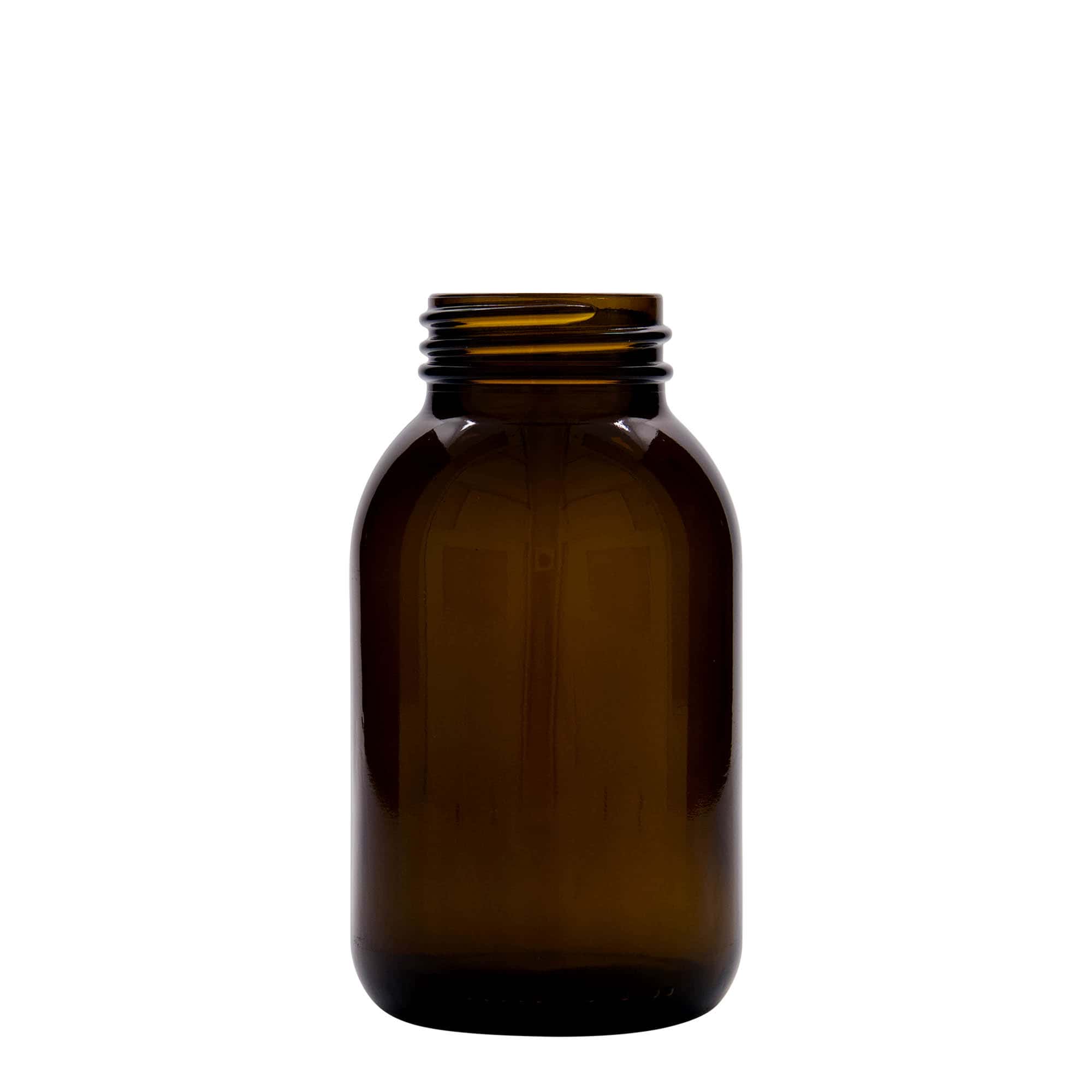 500 ml słoik o szerokiej szyjce, brązowy, gwint: DIN 55 500 ml słoik o szerokiej szyjce, brązowy, gwint: DIN 55