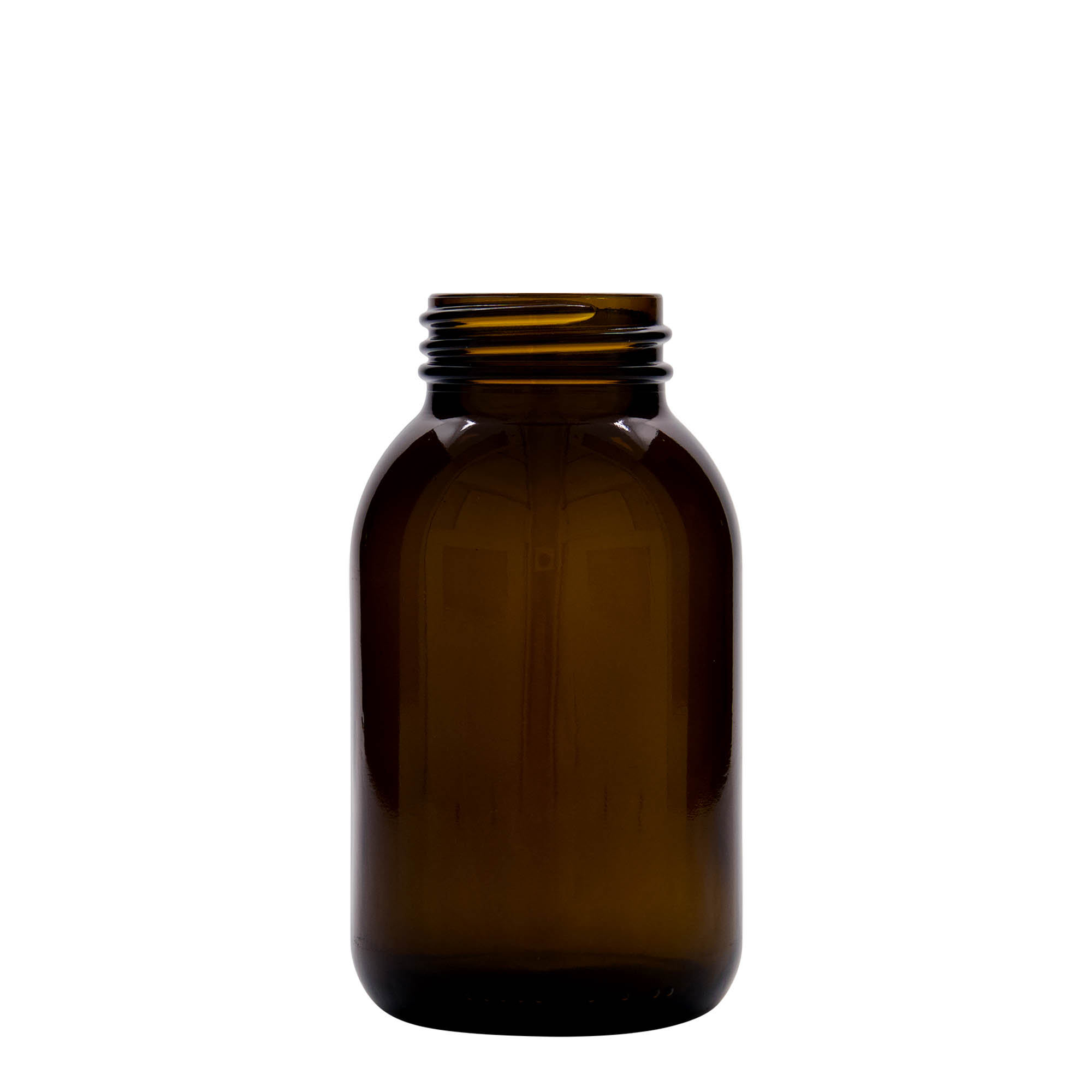 500 ml słoik o szerokiej szyjce, brązowy, gwint: DIN 55 500 ml słoik o szerokiej szyjce, brązowy, gwint: DIN 55
