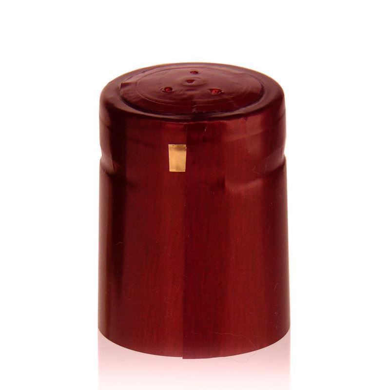 Kapturek termokurczliwy 32x41, tworzywo sztuczne PVC, kolor czerwonego wina