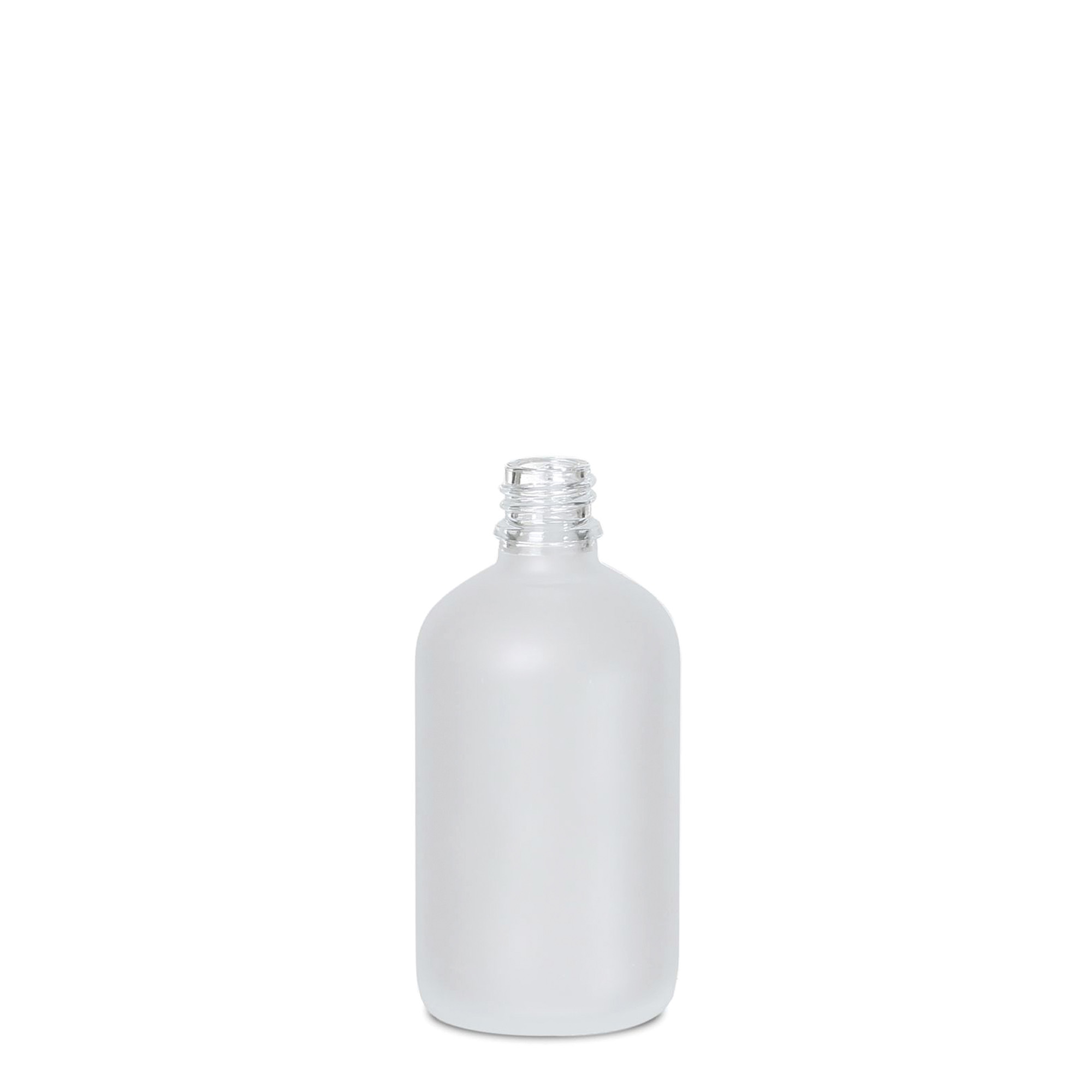 100 ml butelka medyczna, szkło, matowa, szyjka: DIN 18 100 ml butelka medyczna, szkło, matowa, szyjka: DIN 18