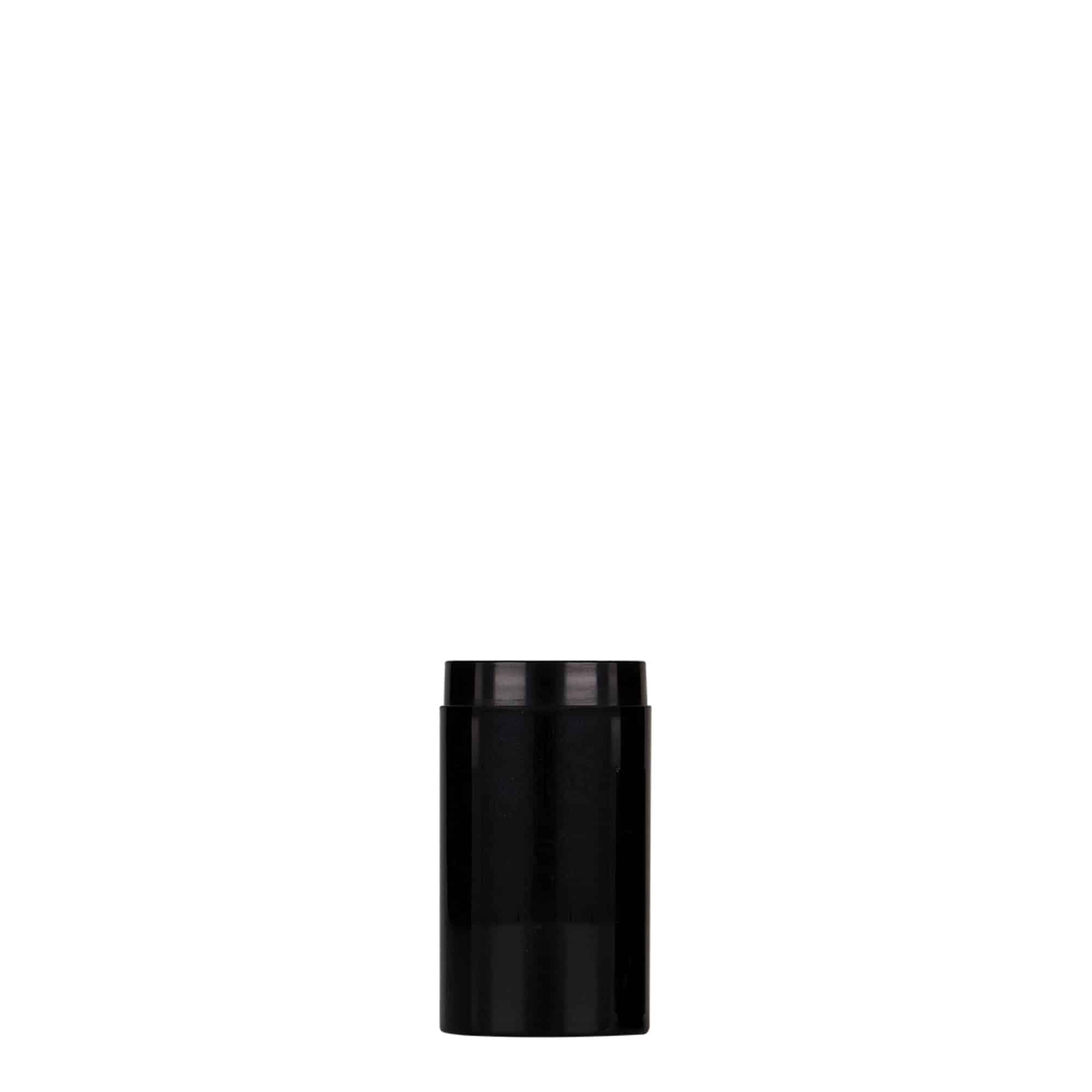 15 ml dozownik airless 'Micro', tworzywo sztuczne PP, kolor czarny