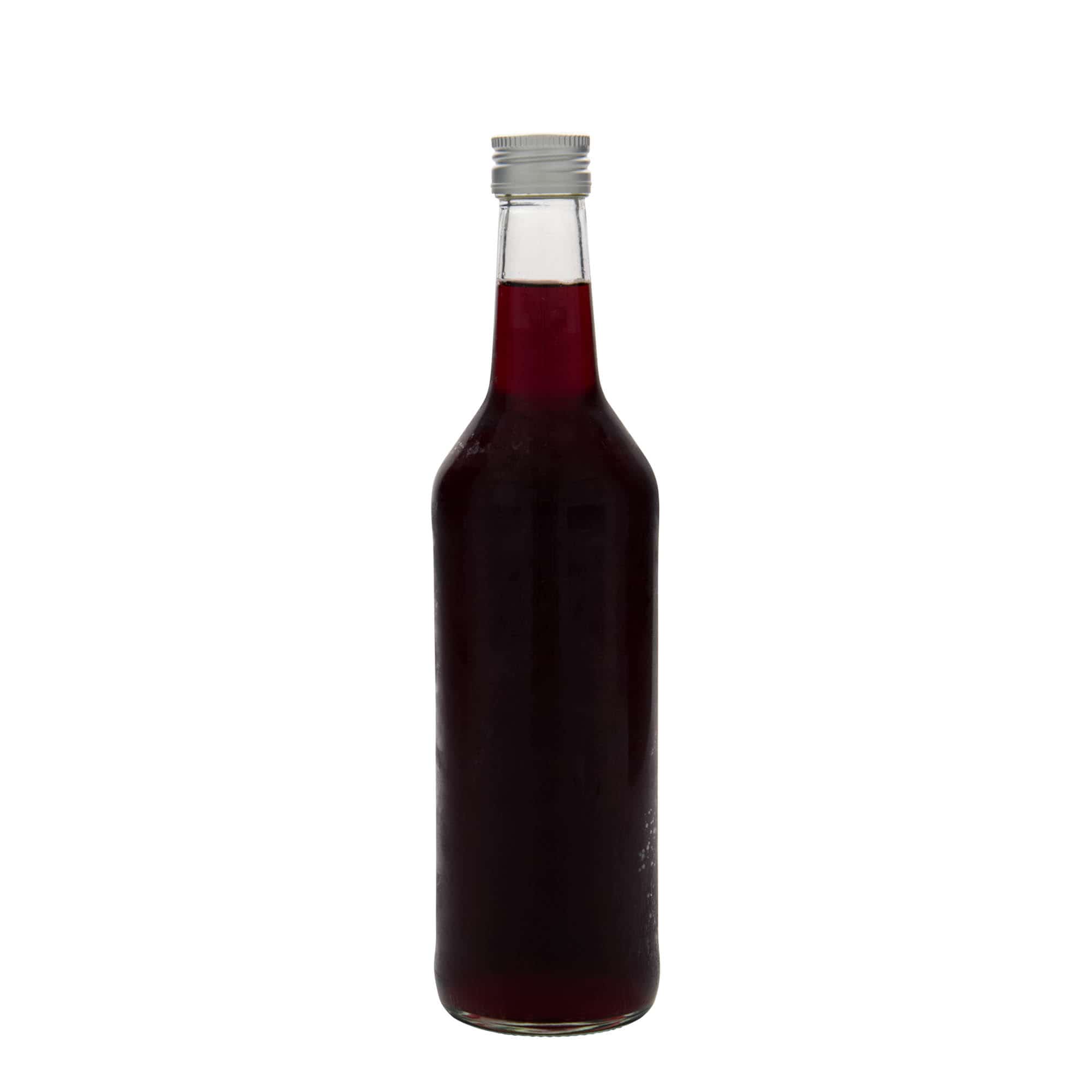500 ml butelka szklana o prostym szyjce, gwint: PP 28