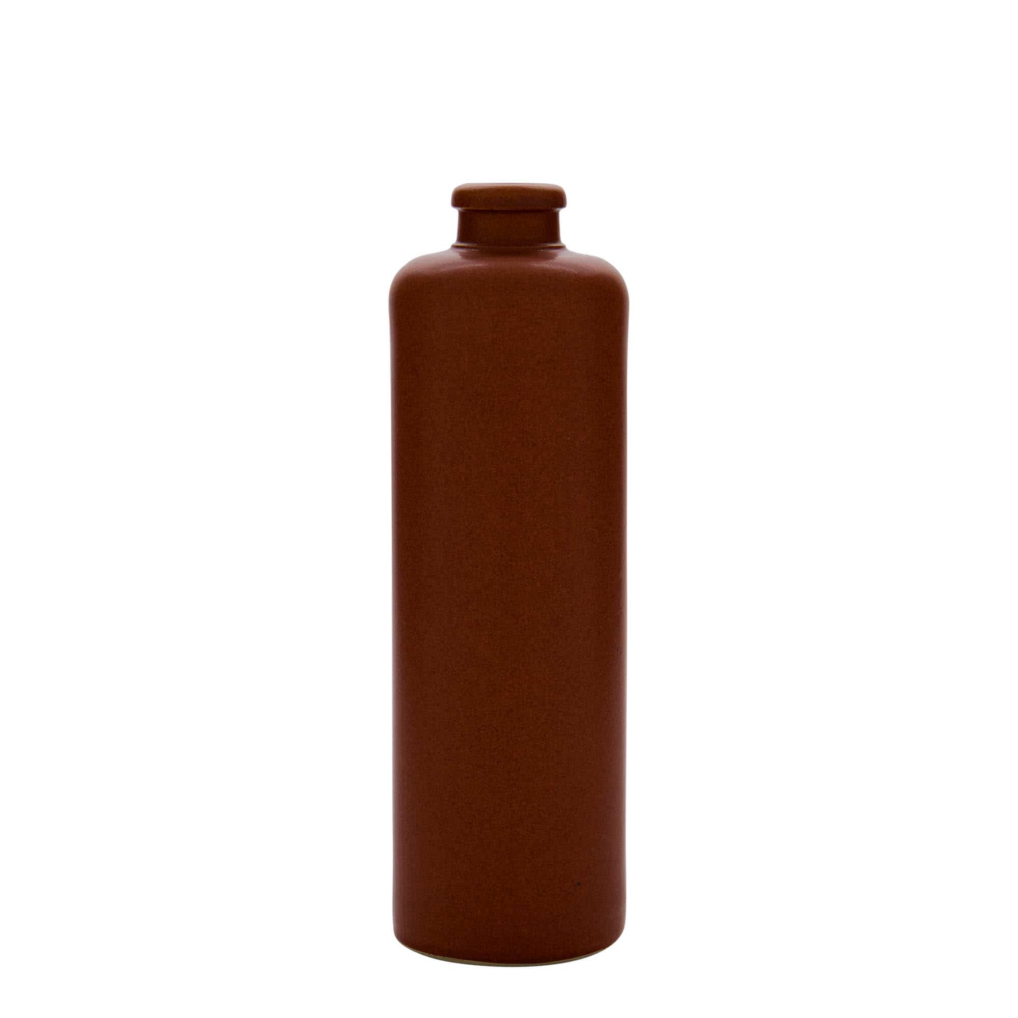 500 ml gliniany dzbanek, kamionka, kolor czerwono-brązowy, zamknięcie: korek 500 ml gliniany dzbanek, kamionka, kolor czerwono-brązowy, zamknięcie: korek
