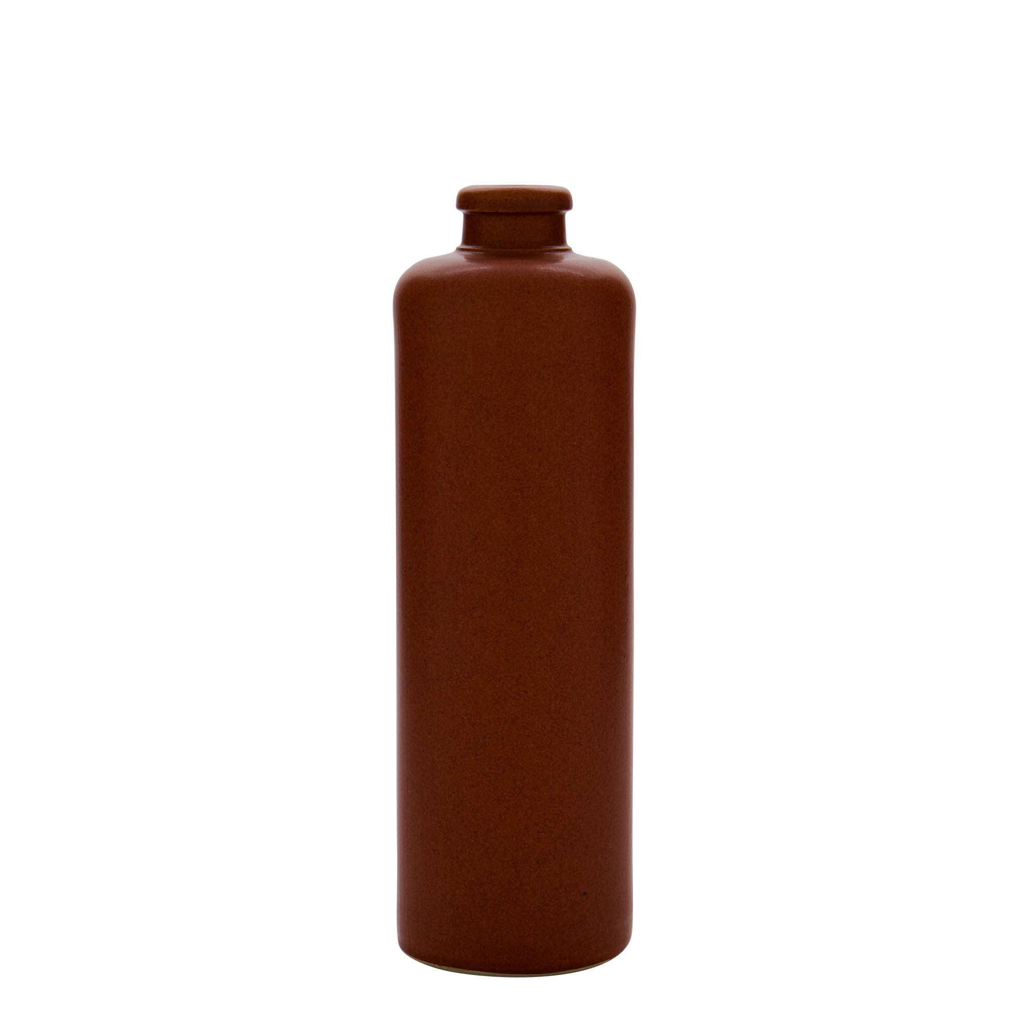 500 ml dzbanek do toniku, kamionka, czerwono-brązowy, wylot: korek