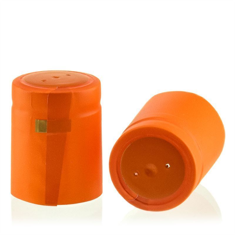 Kapturek termokurczliwy 32x41, tworzywo sztuczne PVC, kolor pomarańczowy