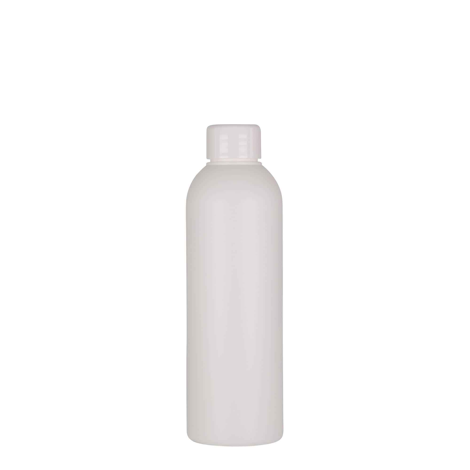 200 ml plastikowa butelka „Tuffy”, HDPE, biała, gwint: 24/410 200 ml plastikowa butelka „Tuffy”, HDPE, biała, gwint: 24/410