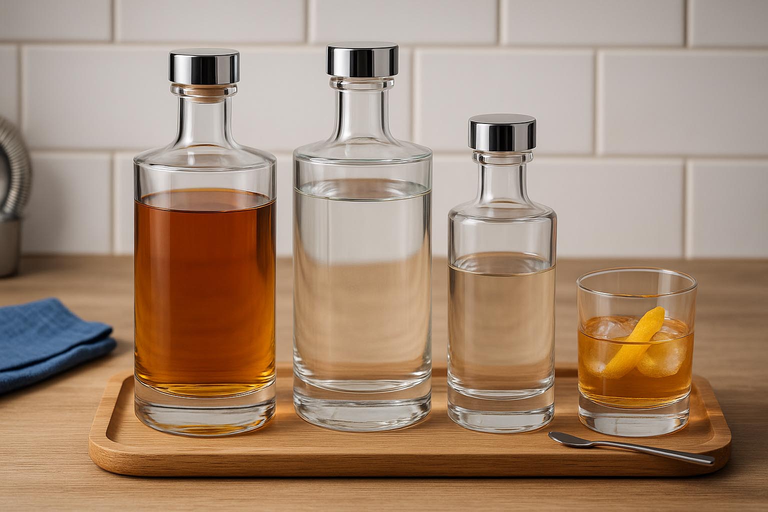 Butelka szklana 700 ml „Aventura”, gwint: GPI 33