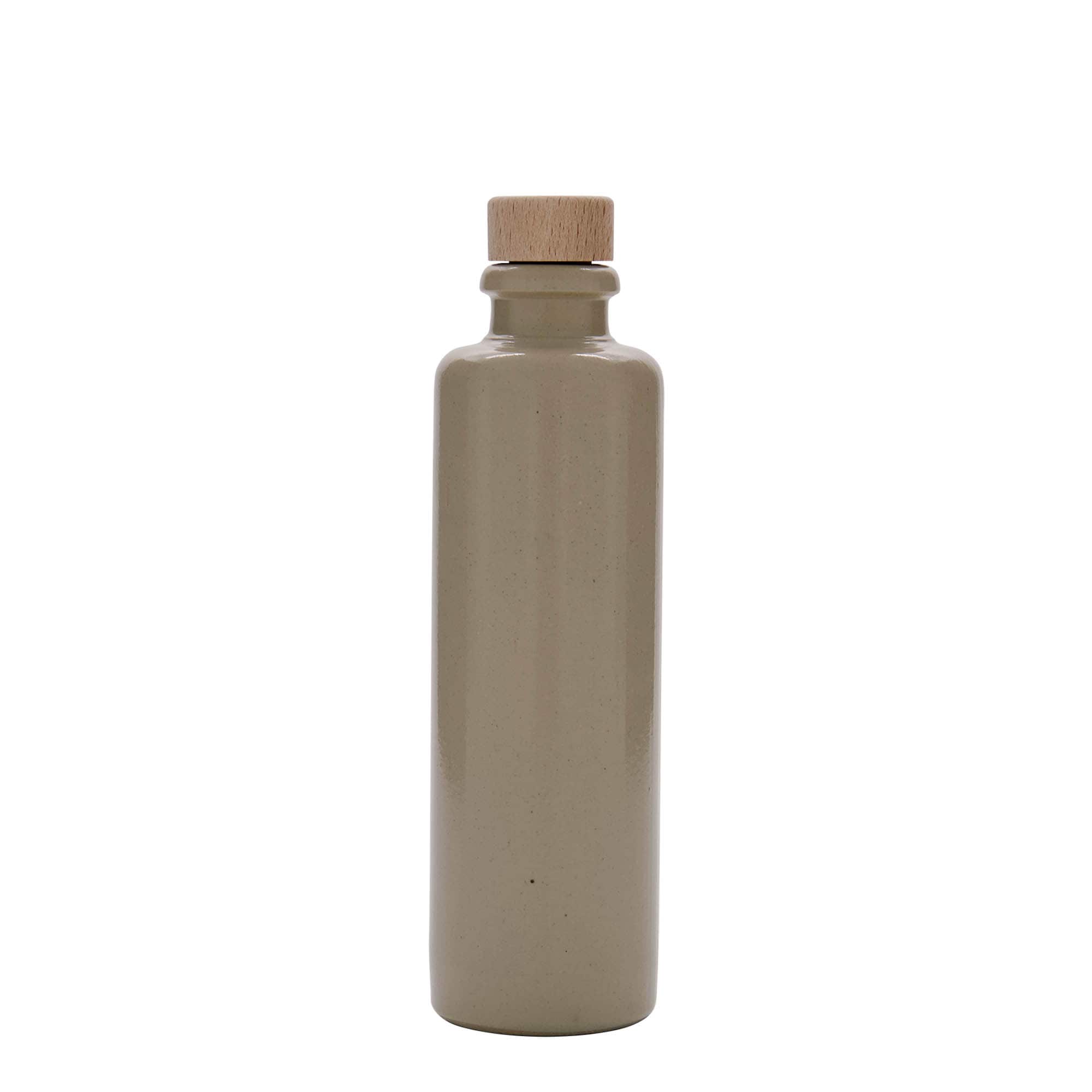 200 ml dzbanek do toniku, kamionka, beżowy, wylot: korek