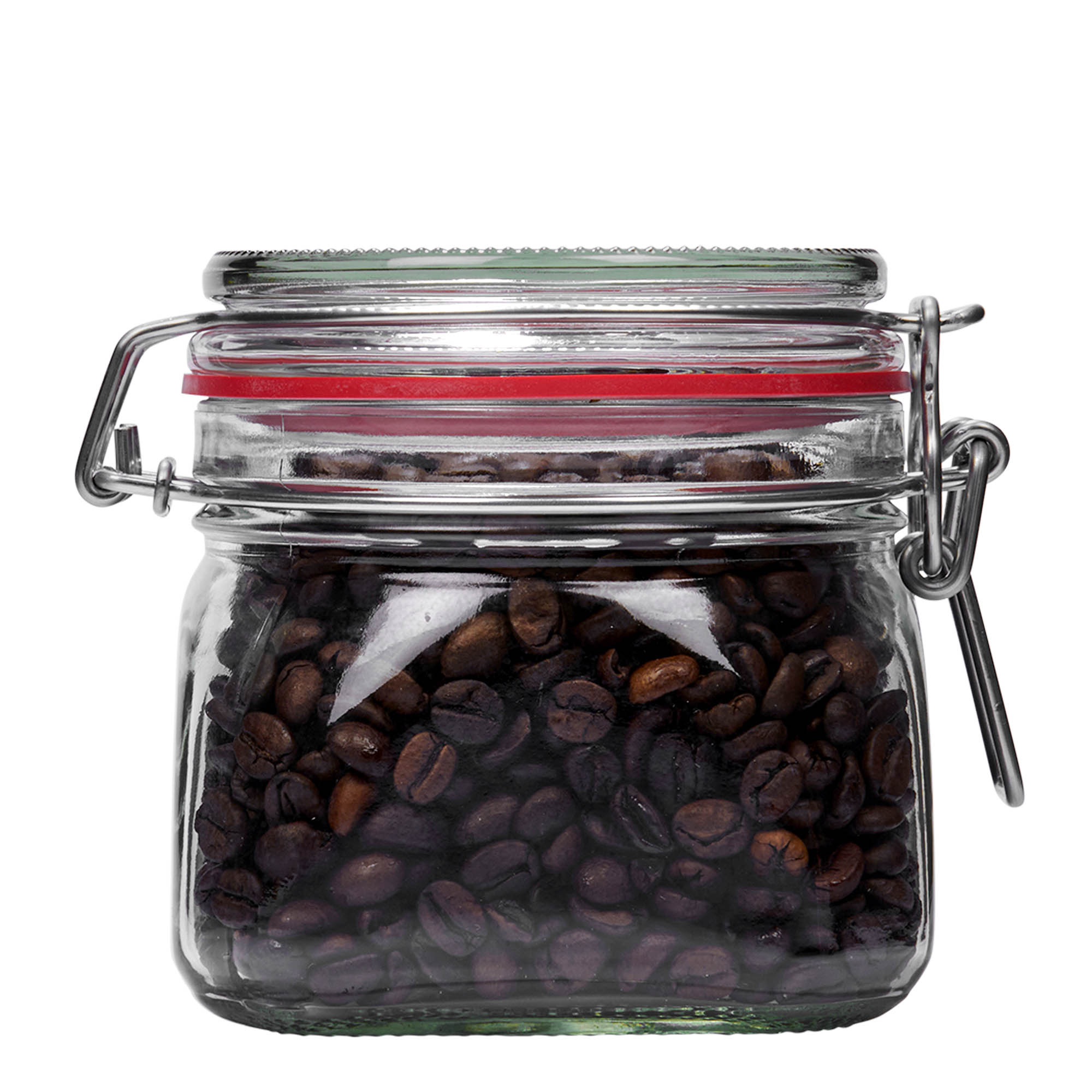 550 ml słoik z drucianym zamknięciem, kwadratowy, otwór: zamknięcie drucianym klipsem 550 ml słoik z drucianym zamknięciem, kwadratowy, otwór: zamknięcie drucianym klipsem