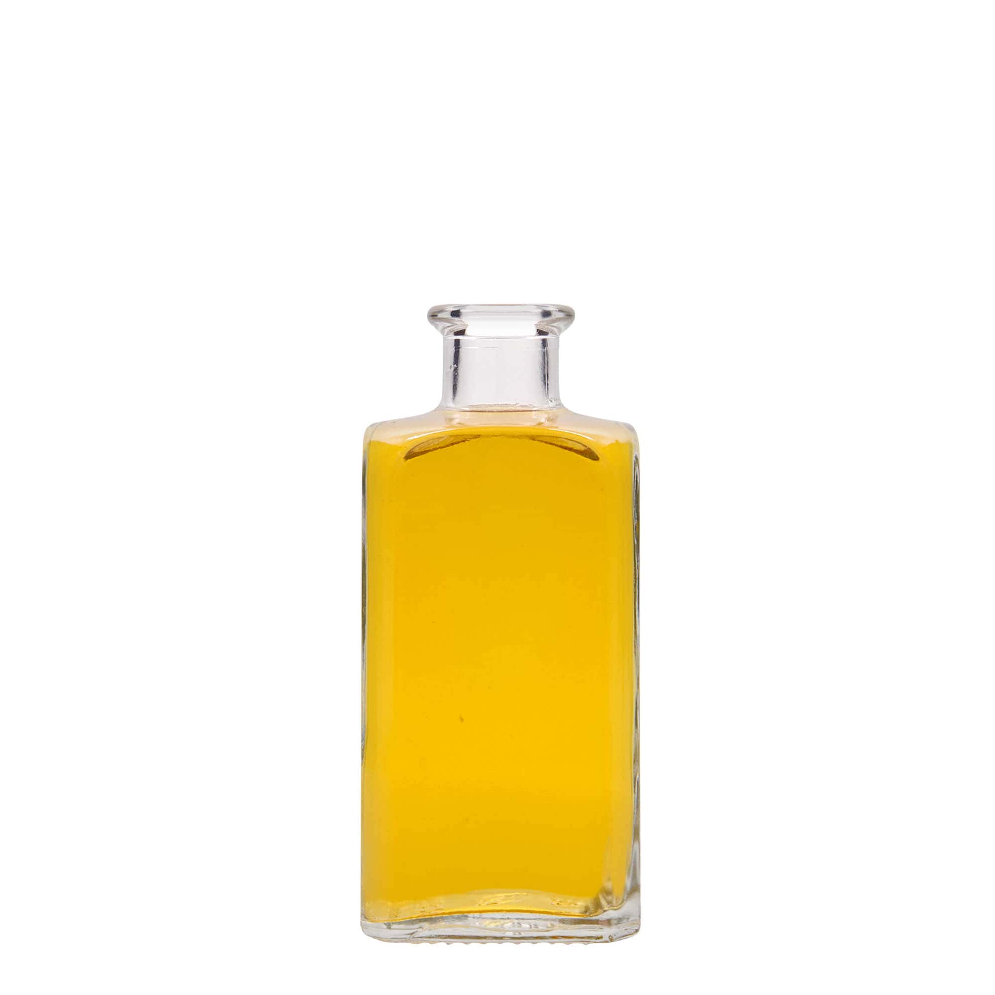 250 ml butelka szklana Apotheker Carré, kwadratowa, otwór: korek