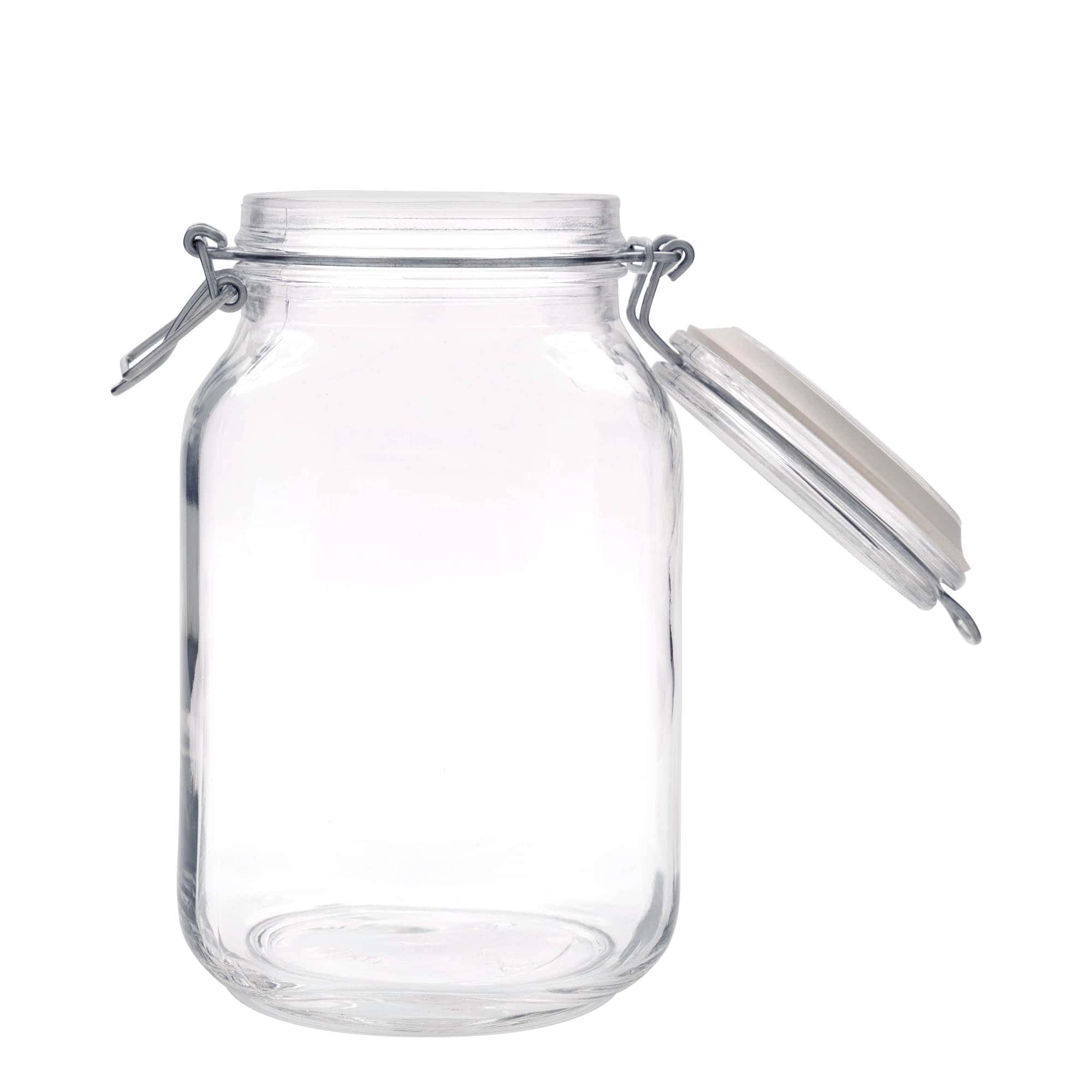 2.000 ml słoik z drucianym zamknięciem 'Fido', kwadratowy, otwór: zamknięcie drucianym zamkiem 2.000 ml słoik z drucianym zamknięciem 'Fido', kwadratowy, otwór: zamknięcie drucianym zamkiem