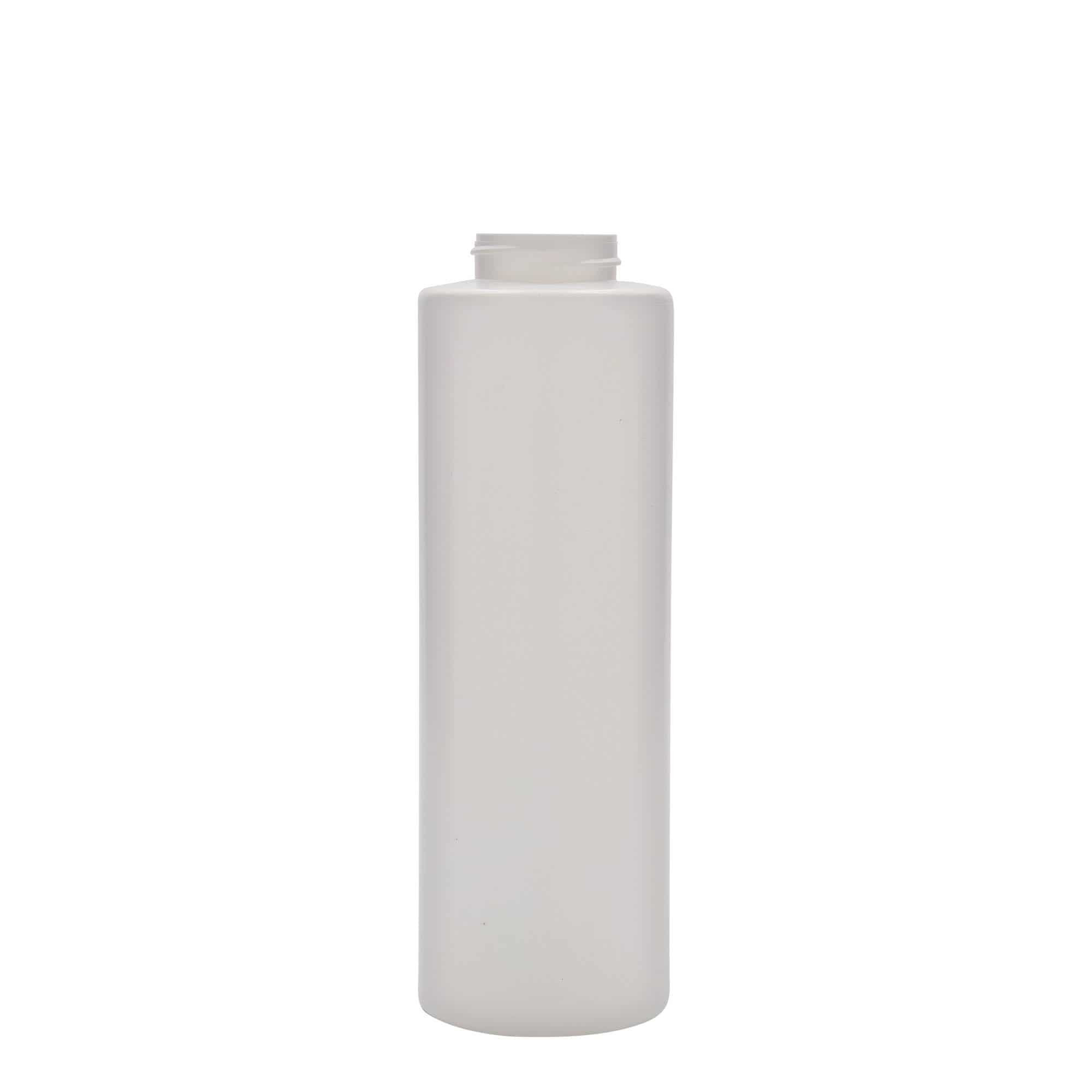 500 ml butelka na sos, tworzywo sztuczne LDPE, kolor biały, zamknięcie: GPI 38/400