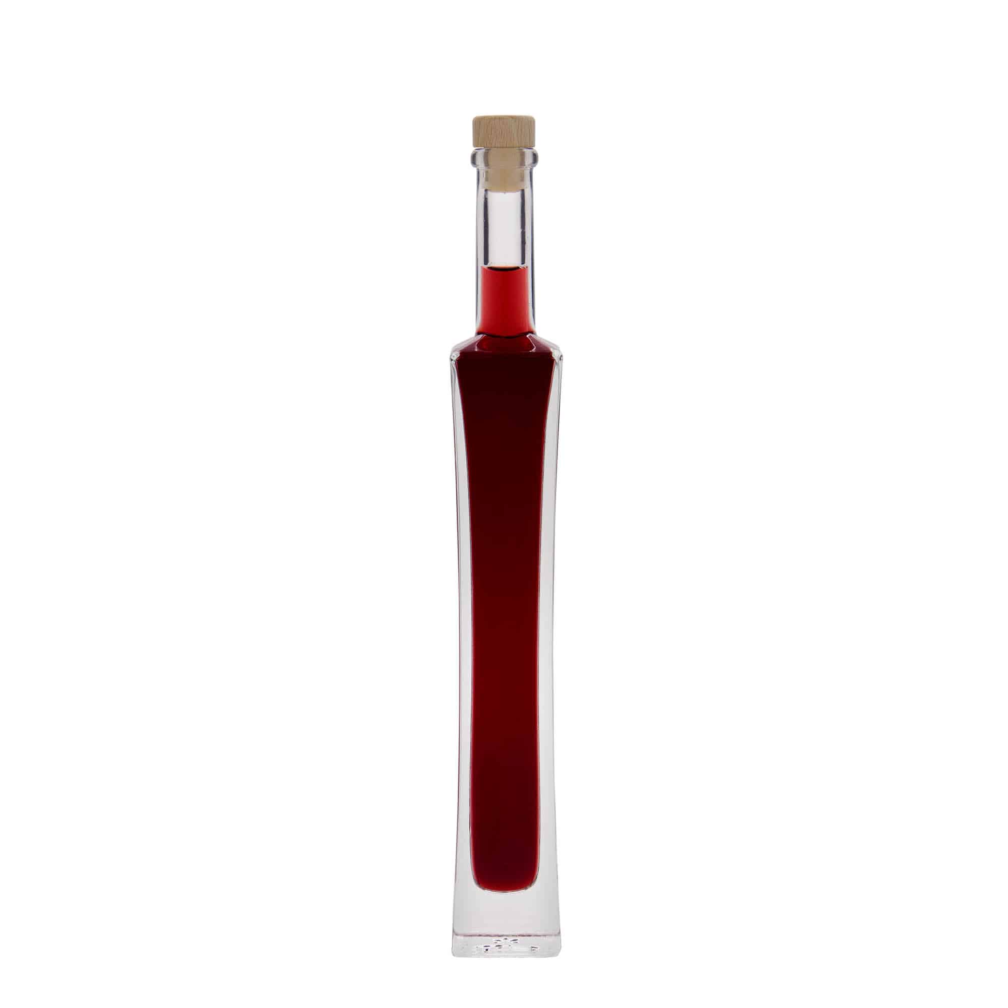 100 ml butelka szklana 'Koko', kwadratowa, zamknięcie: korek