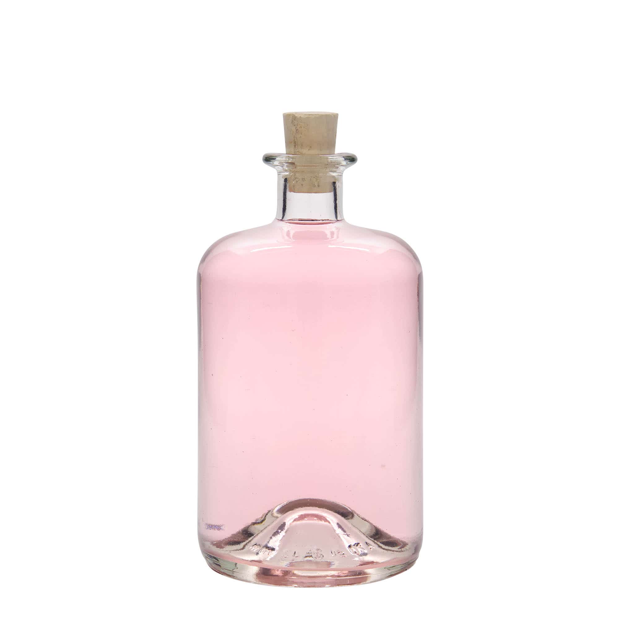700 ml butelka szklana apteczna, zamknięcie: korek