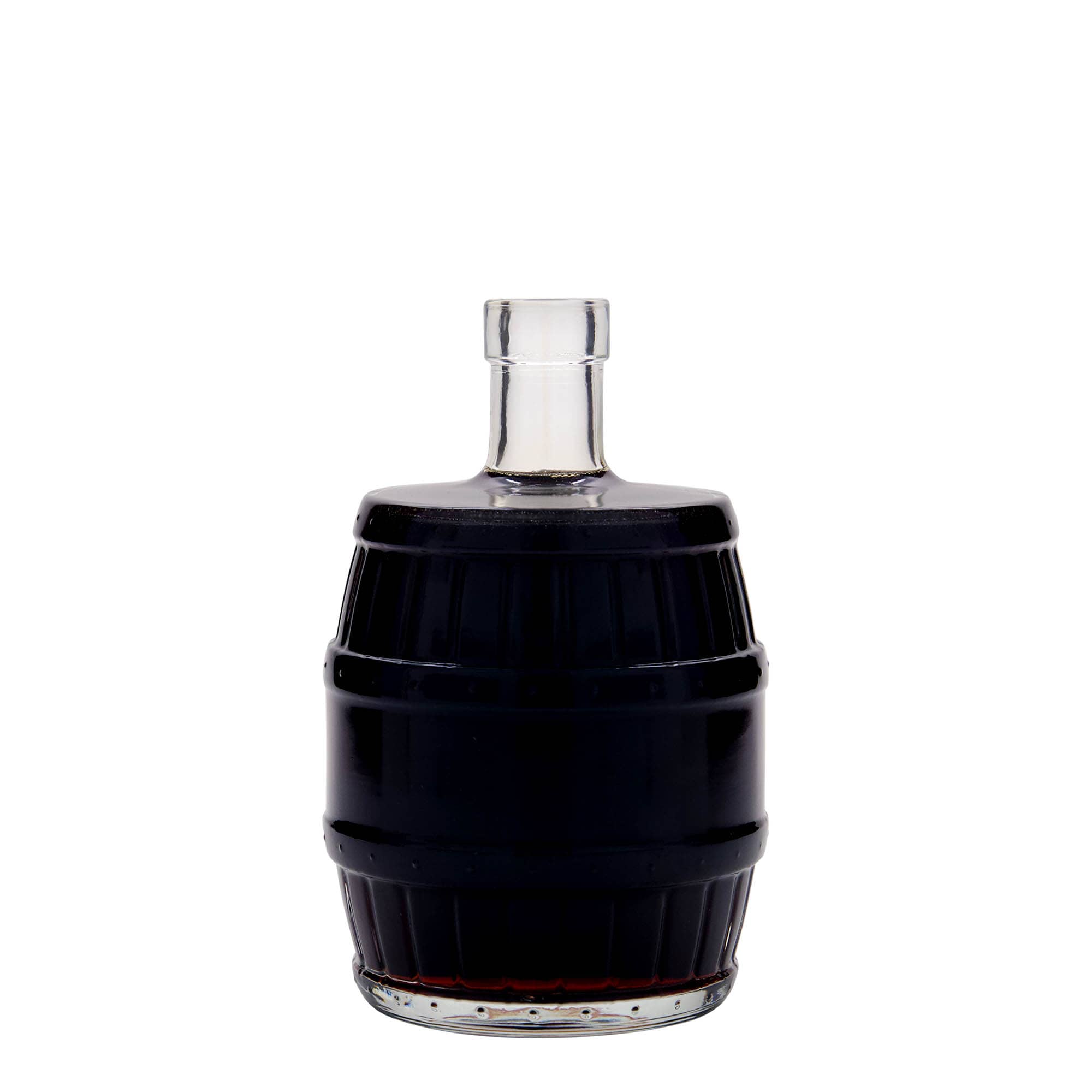 500 ml butelka szklana „beczka”, otwór: korek 500 ml butelka szklana „beczka”, otwór: korek