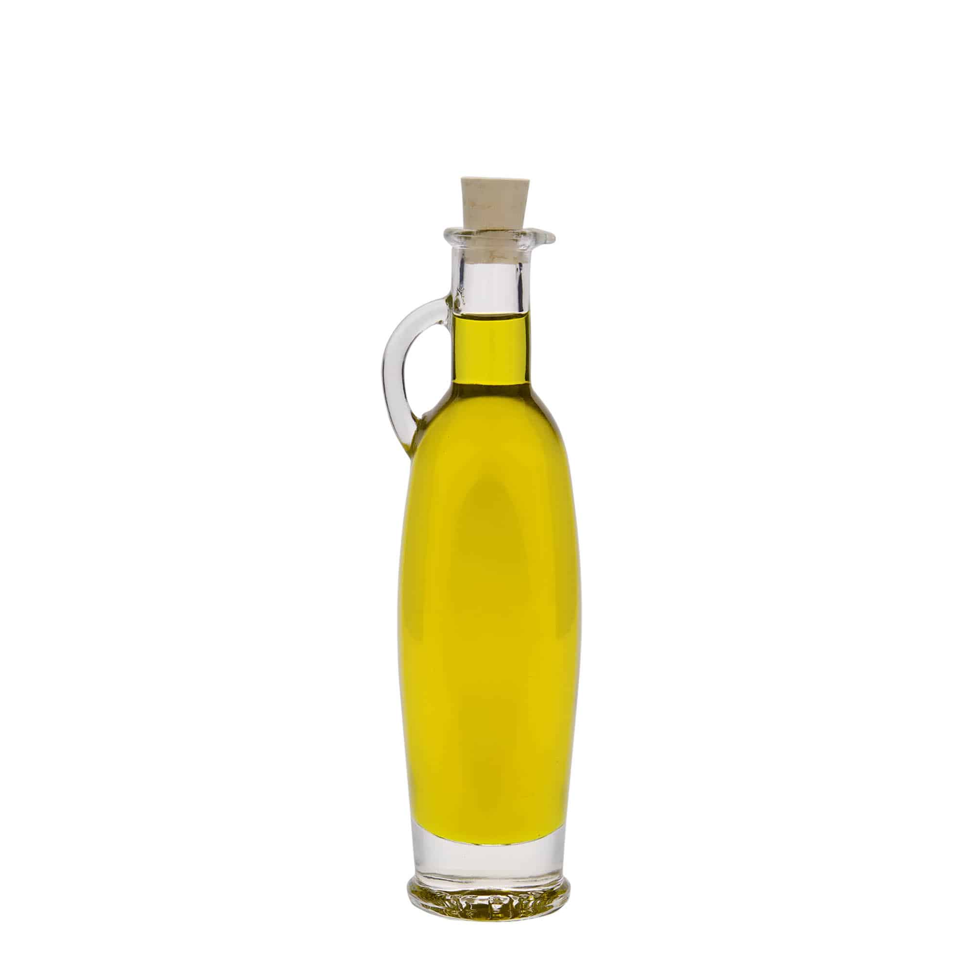 100 ml butelka szklana 'Eleganta', owalna, szyjka: korek