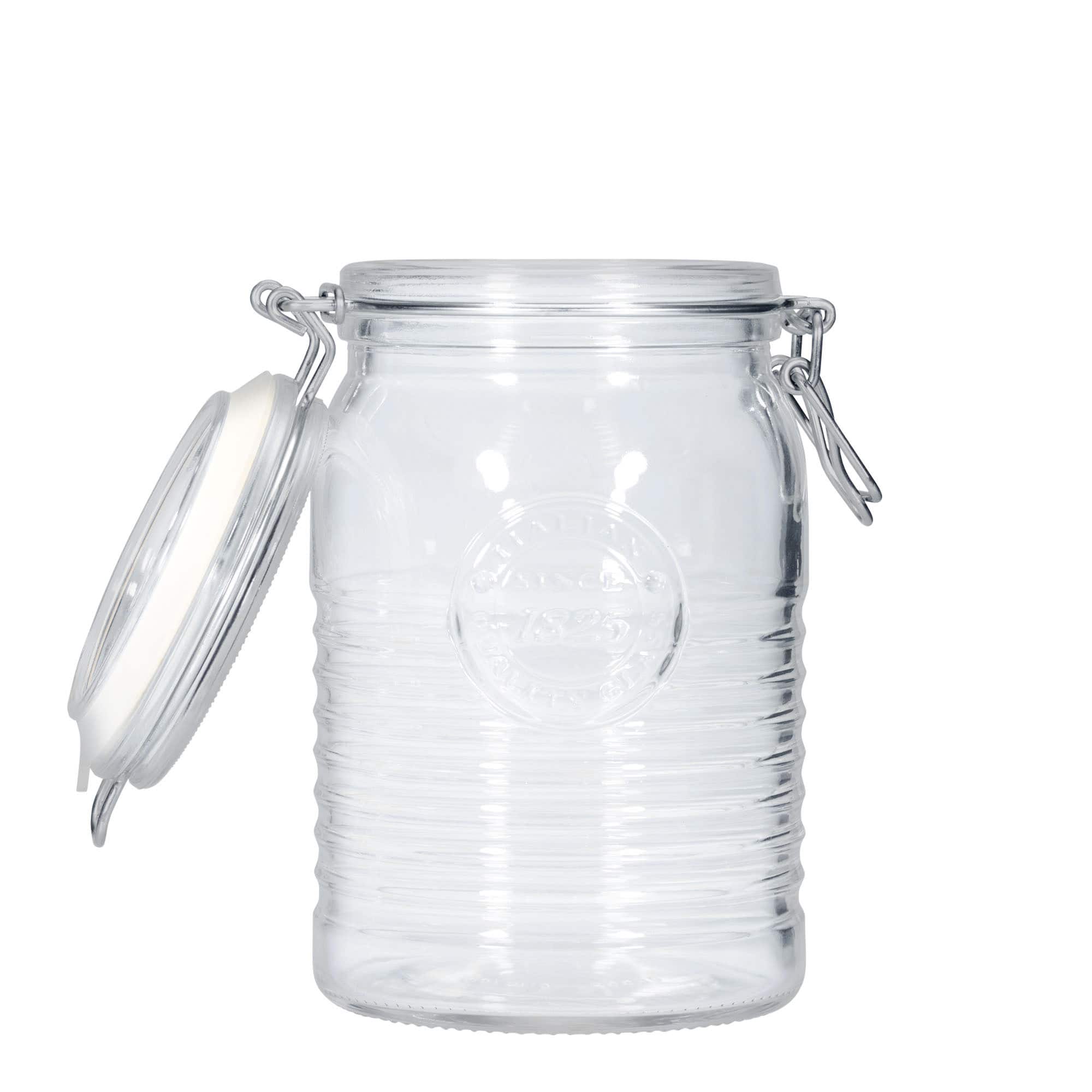 1000 ml słoik z zamknięciem pałąkowym 'Officina 1825', zamknięcie: Zamknięcie pałąkowe