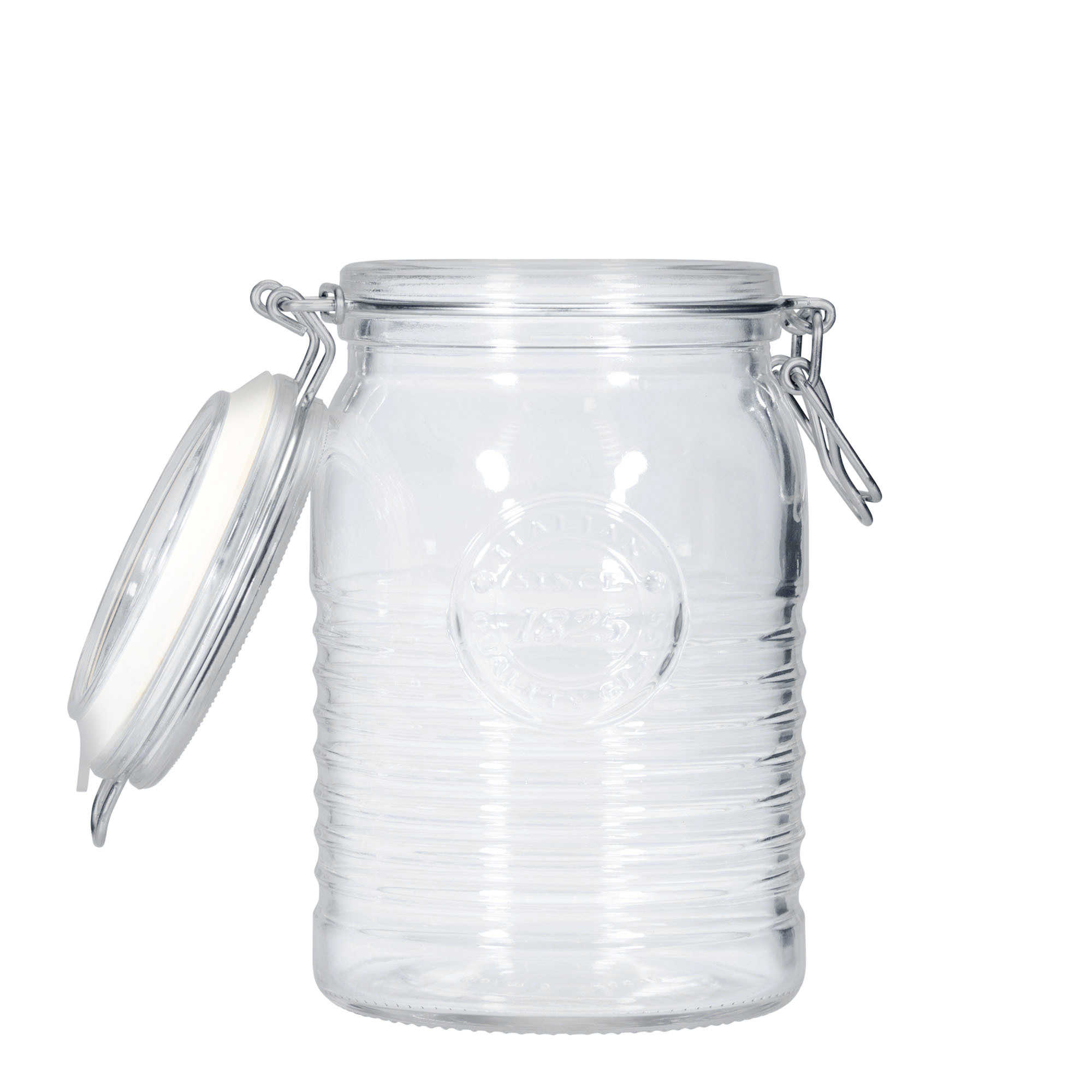 1.000 ml słoik z drucianym zamknięciem „Officina 1825”, otwór: zamknięcie druciane