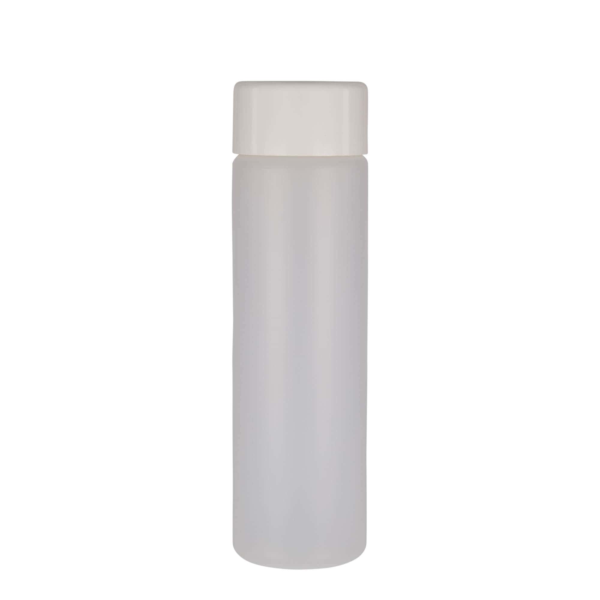 500 ml butelka okrągła, tworzywo sztuczne PE, naturalna, otwór: zakrętka
