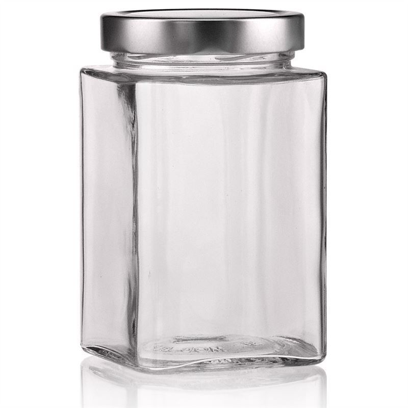 720 ml sześcienne szkło „Ikarus”, otwór: Deep-Twist-Off (DTO 82)