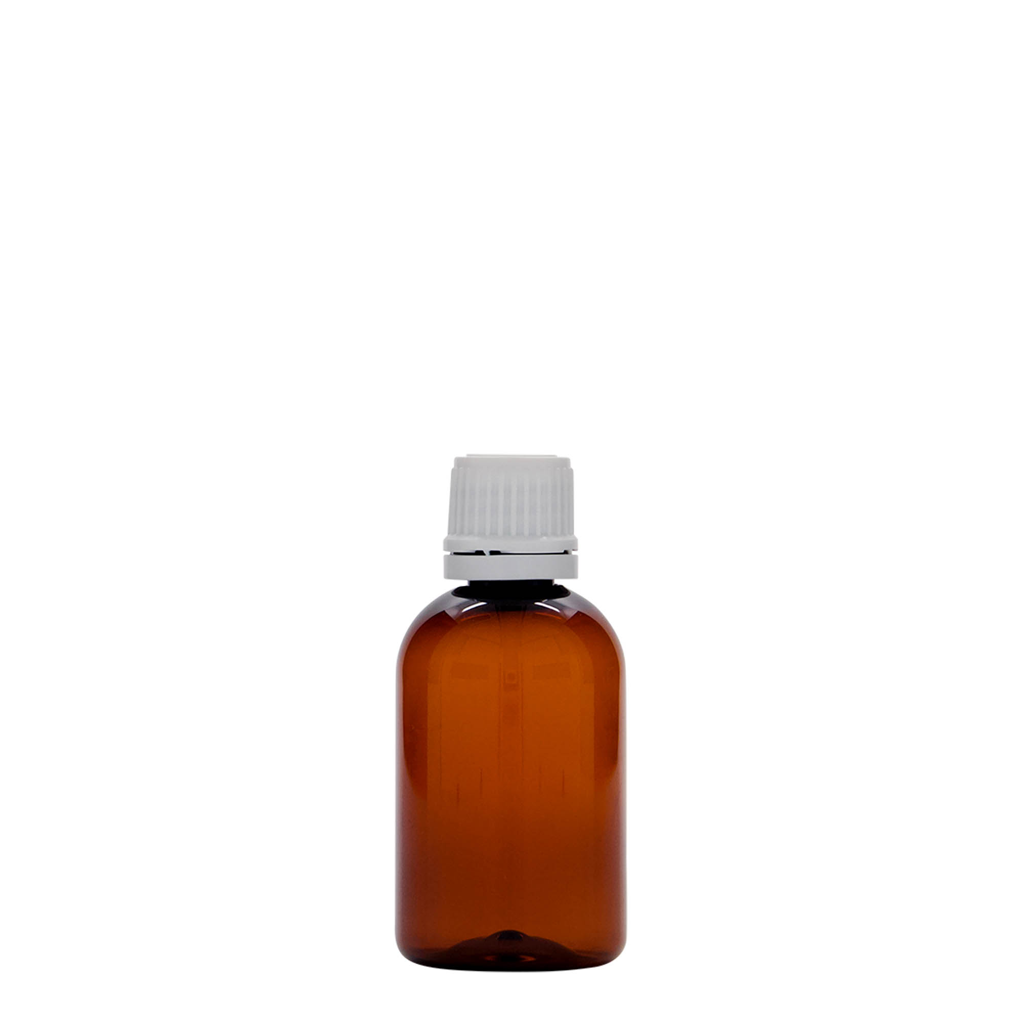 50 ml butelka medyczna PET „Easy Living”, brązowa, tworzywo sztuczne, gwint: DIN 18 50 ml butelka medyczna PET „Easy Living”, brązowa, tworzywo sztuczne, gwint: DIN 18