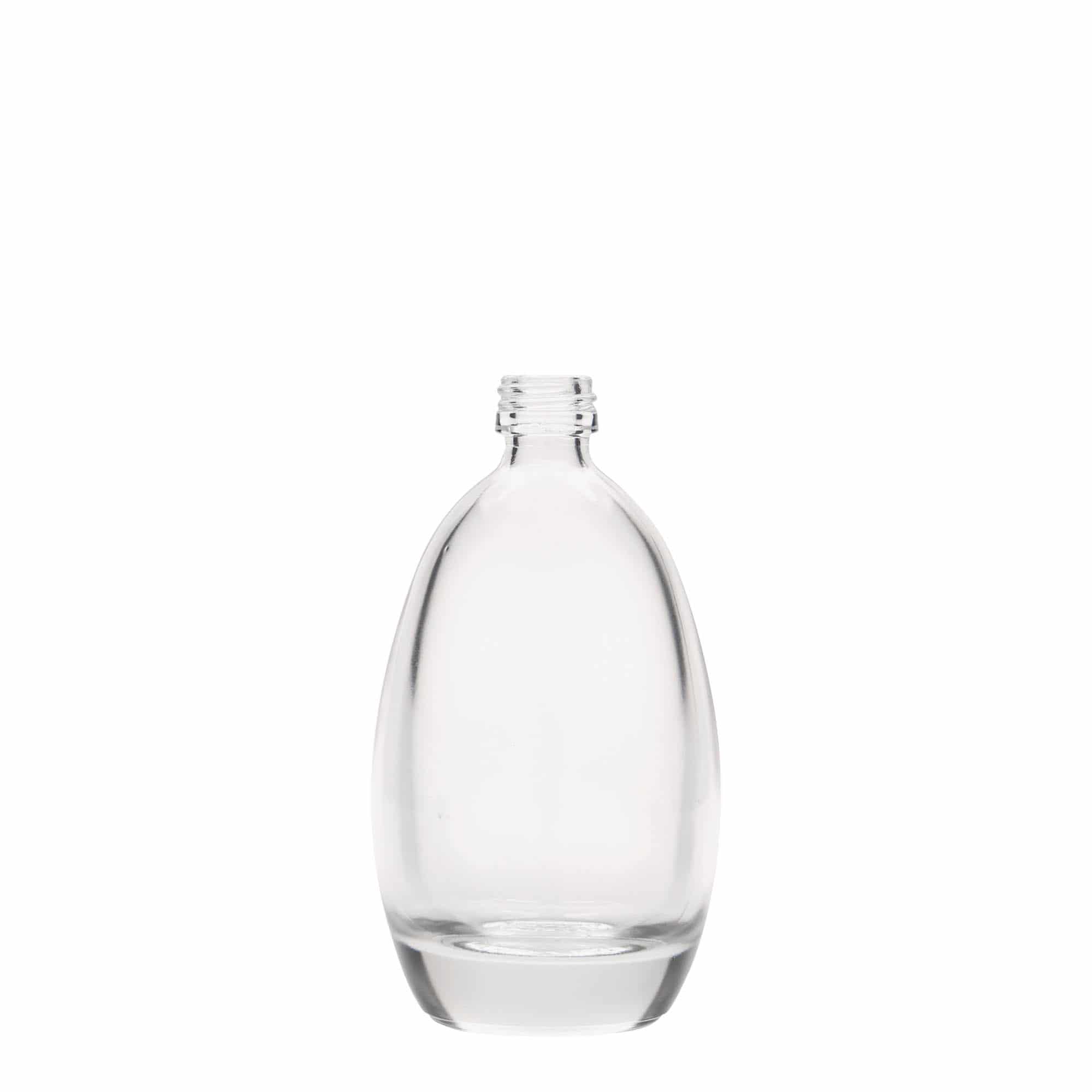 100 ml butelka szklana 'Jajko', zamknięcie: PP 18 100 ml butelka szklana 'Jajko', zamknięcie: PP 18