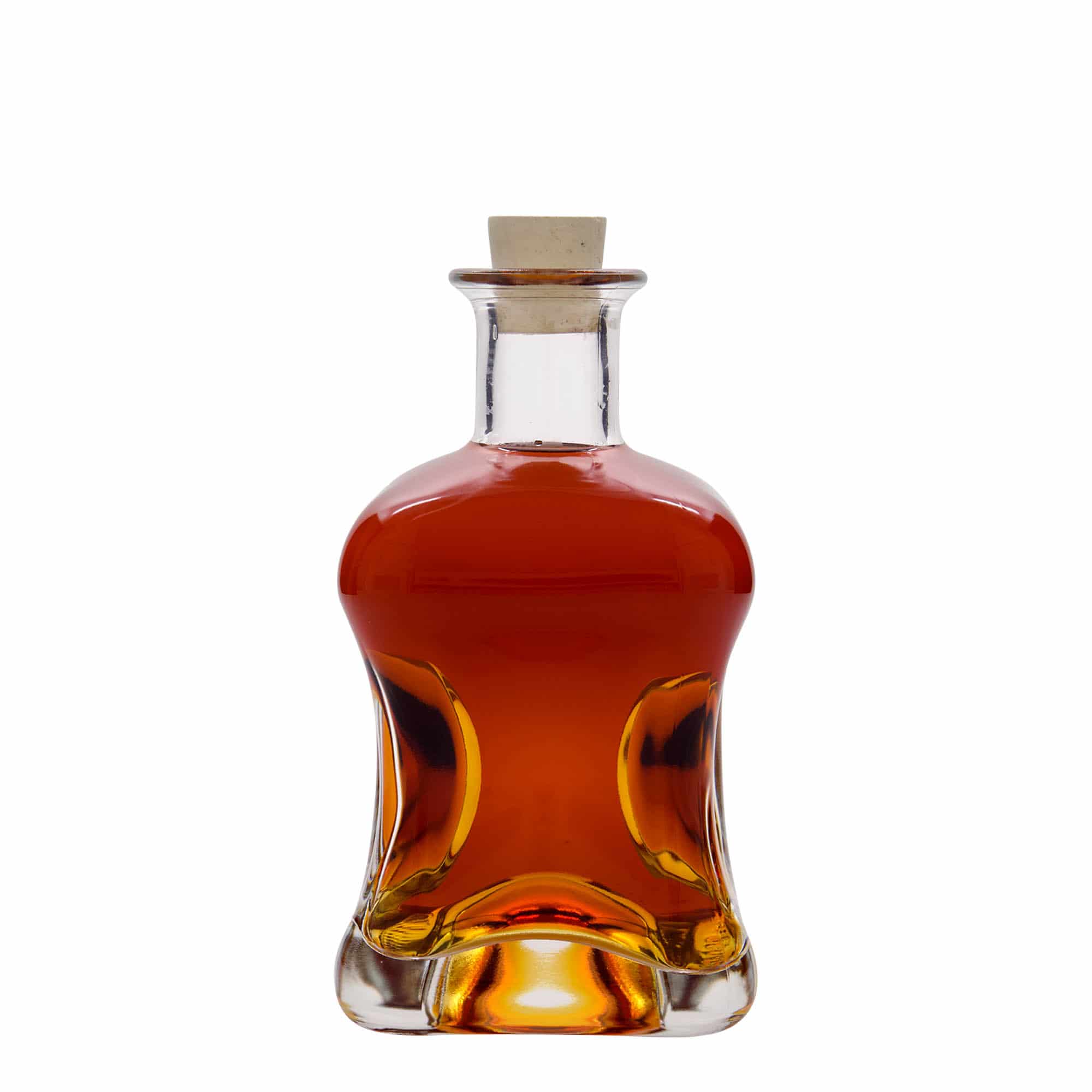 500 ml butelka szklana 'Dublin', kwadratowa, zamknięcie: korek