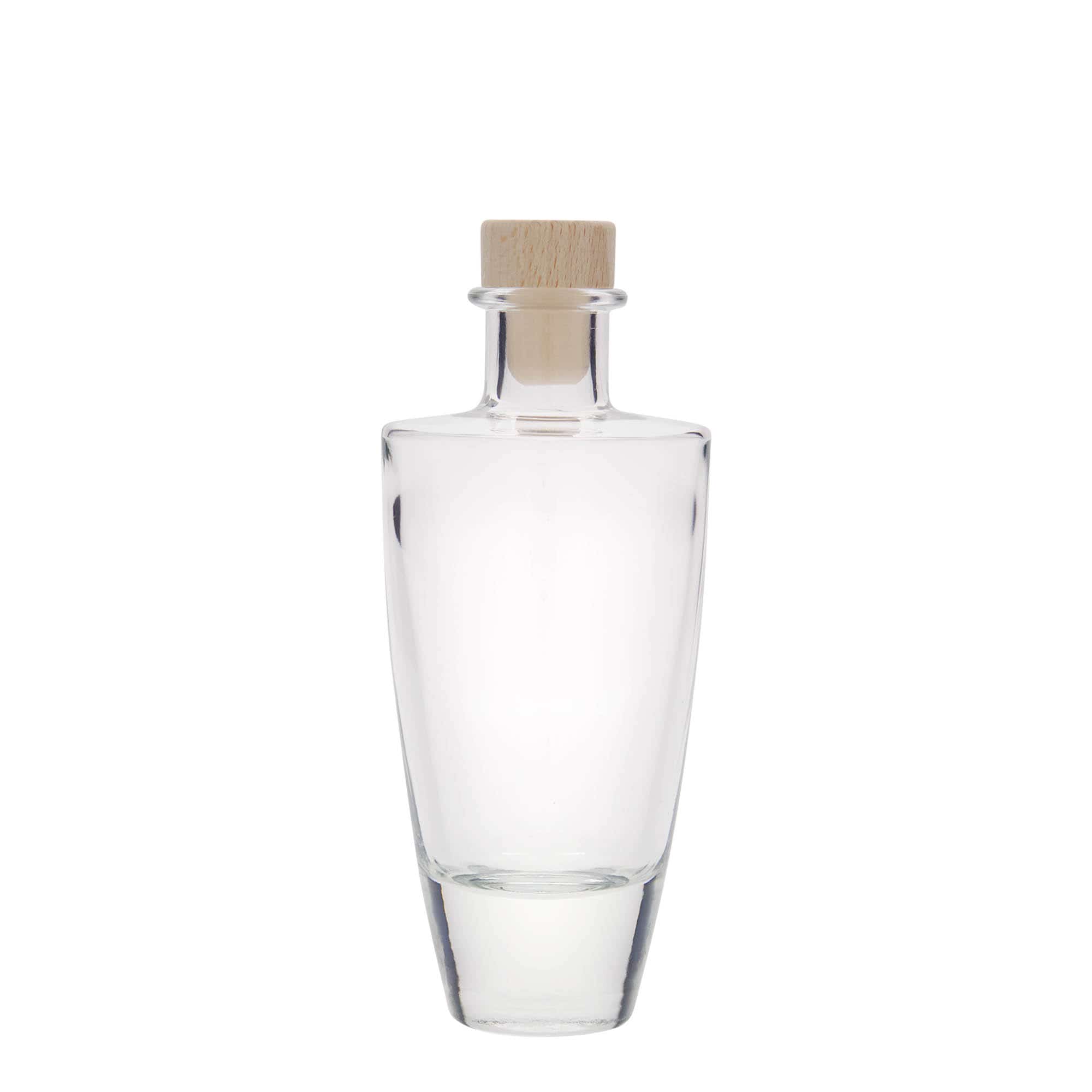 200 ml butelka szklana 'Vanessa', owalna, zamknięcie: korek