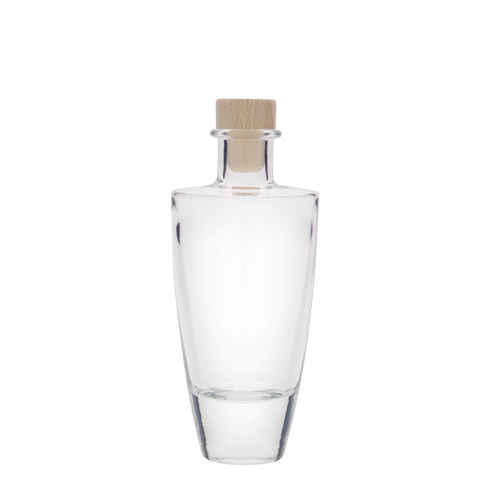 200 ml butelka szklana 'Vanessa', owalna, otwór: korek 200 ml butelka szklana 'Vanessa', owalna, otwór: korek