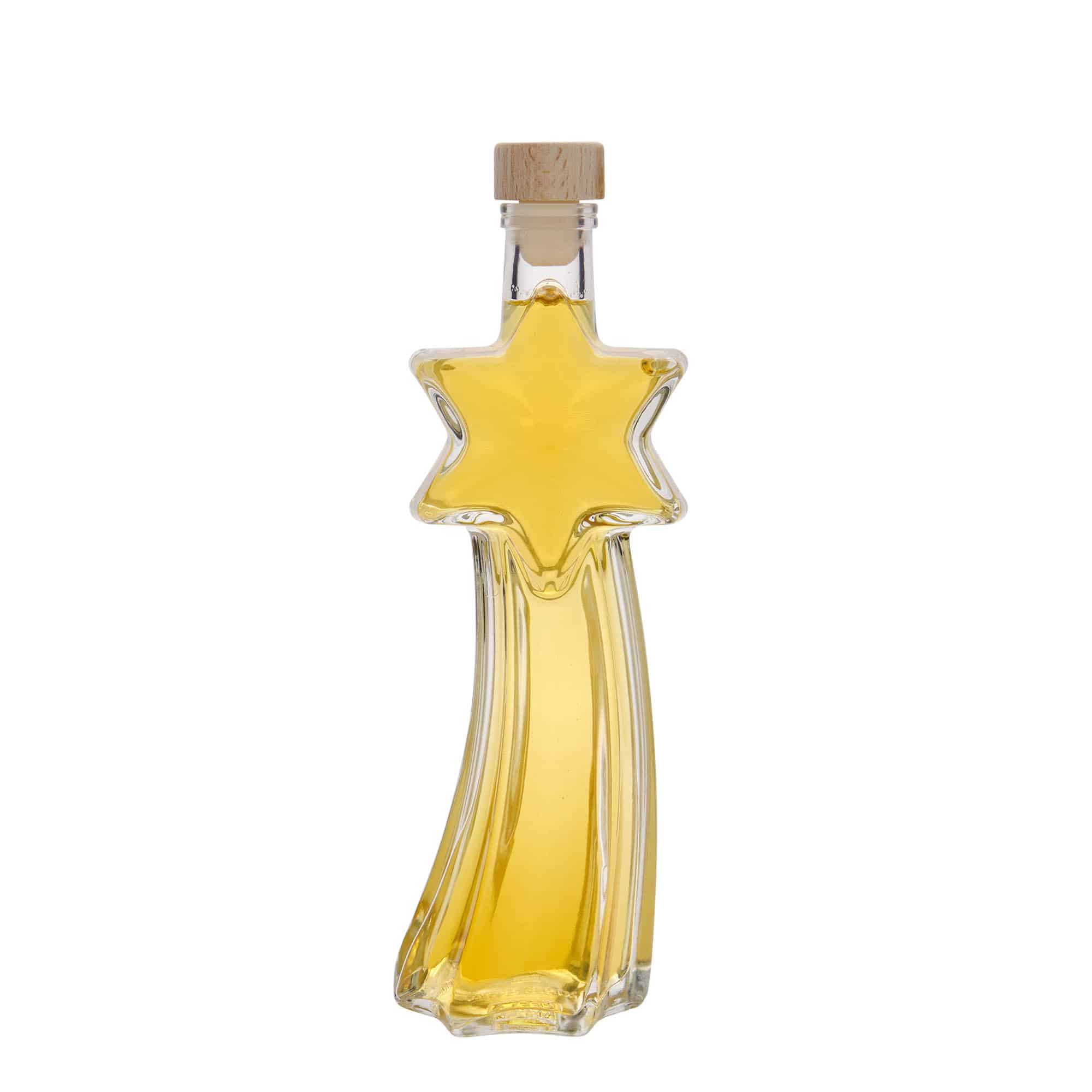 Butelka szklana 200 ml „Spadająca gwiazda”, otwór: korek