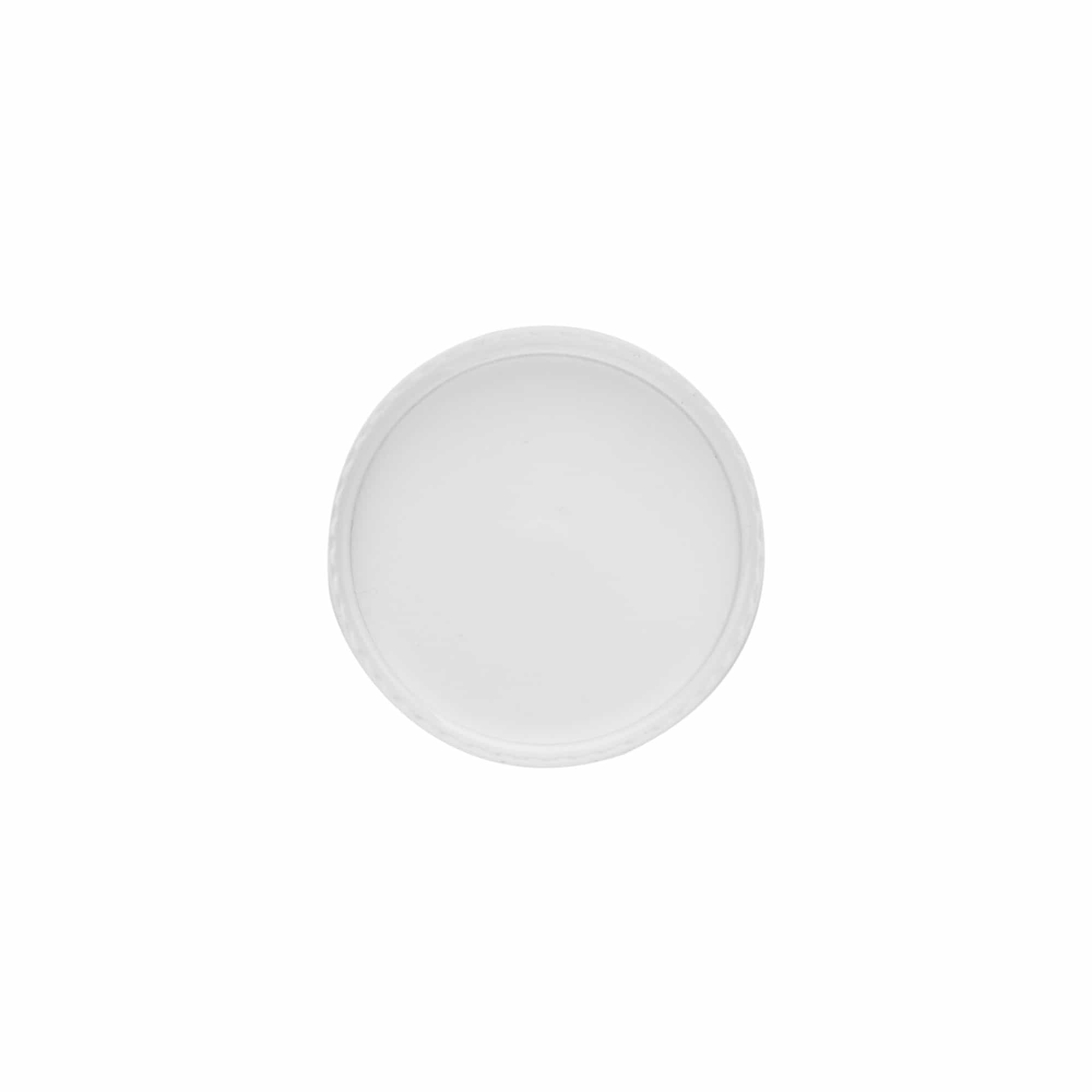 Zakrętka do butelki 10 ml „Antonella”, tworzywo sztuczne PP, biały Zakrętka do butelki 10 ml „Antonella”, tworzywo sztuczne PP, biały
