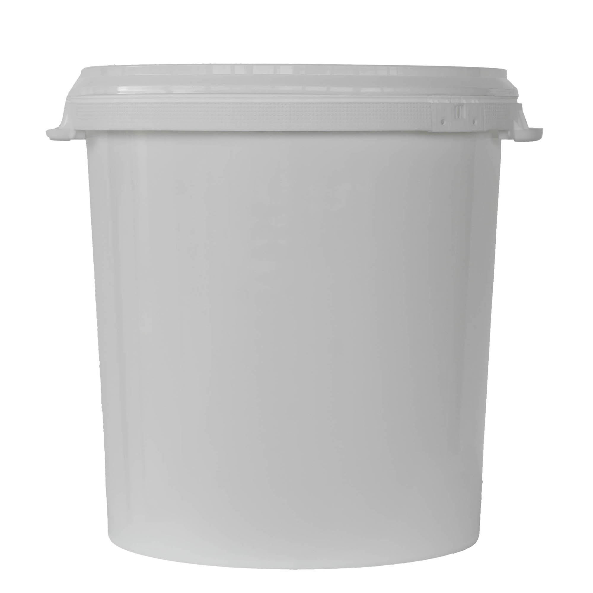 30 l wiadro, tworzywo PP, białe 30 l wiadro, tworzywo PP, białe