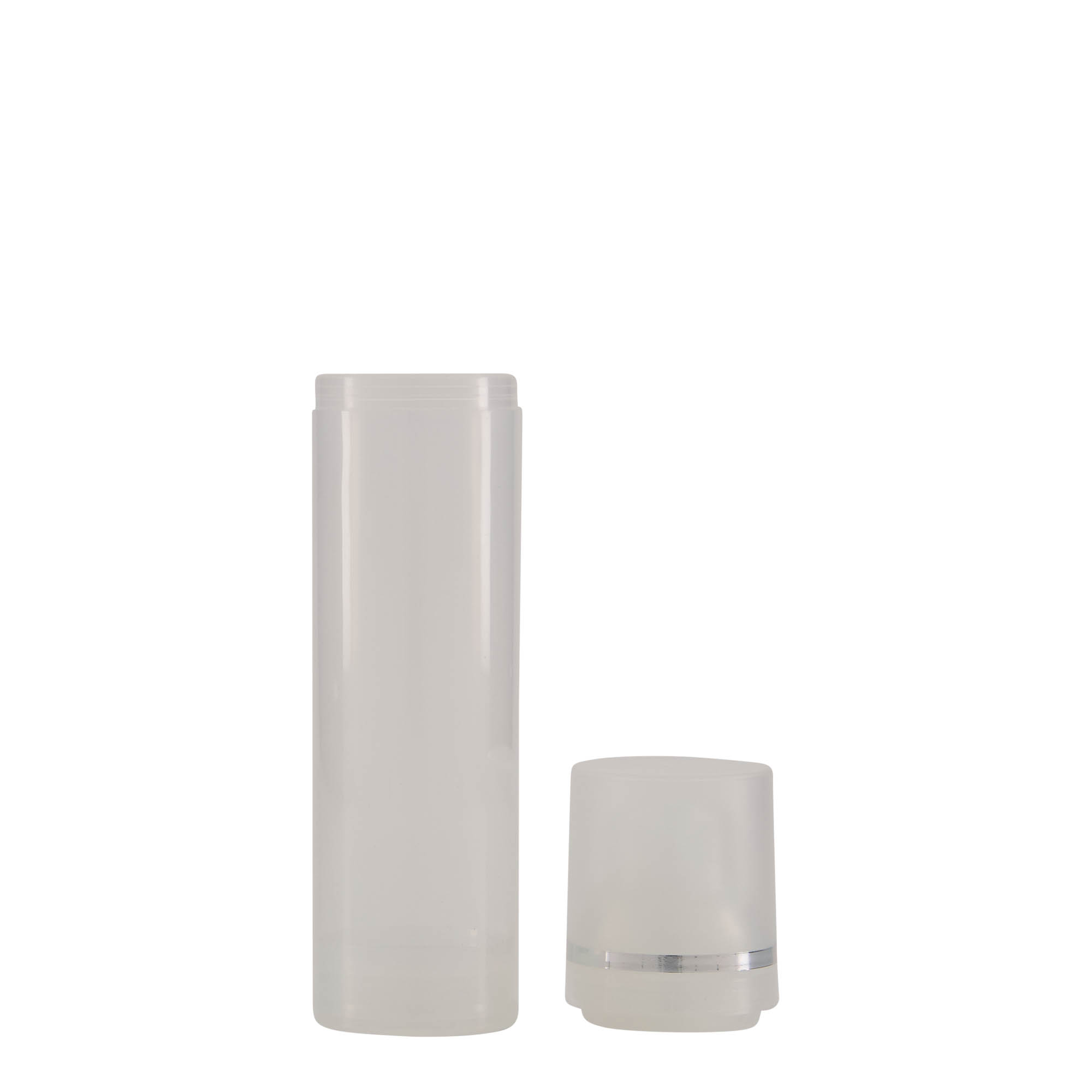 75 ml dyspenser beztlenowy 'Mezzo', tworzywo sztuczne PP, naturalny