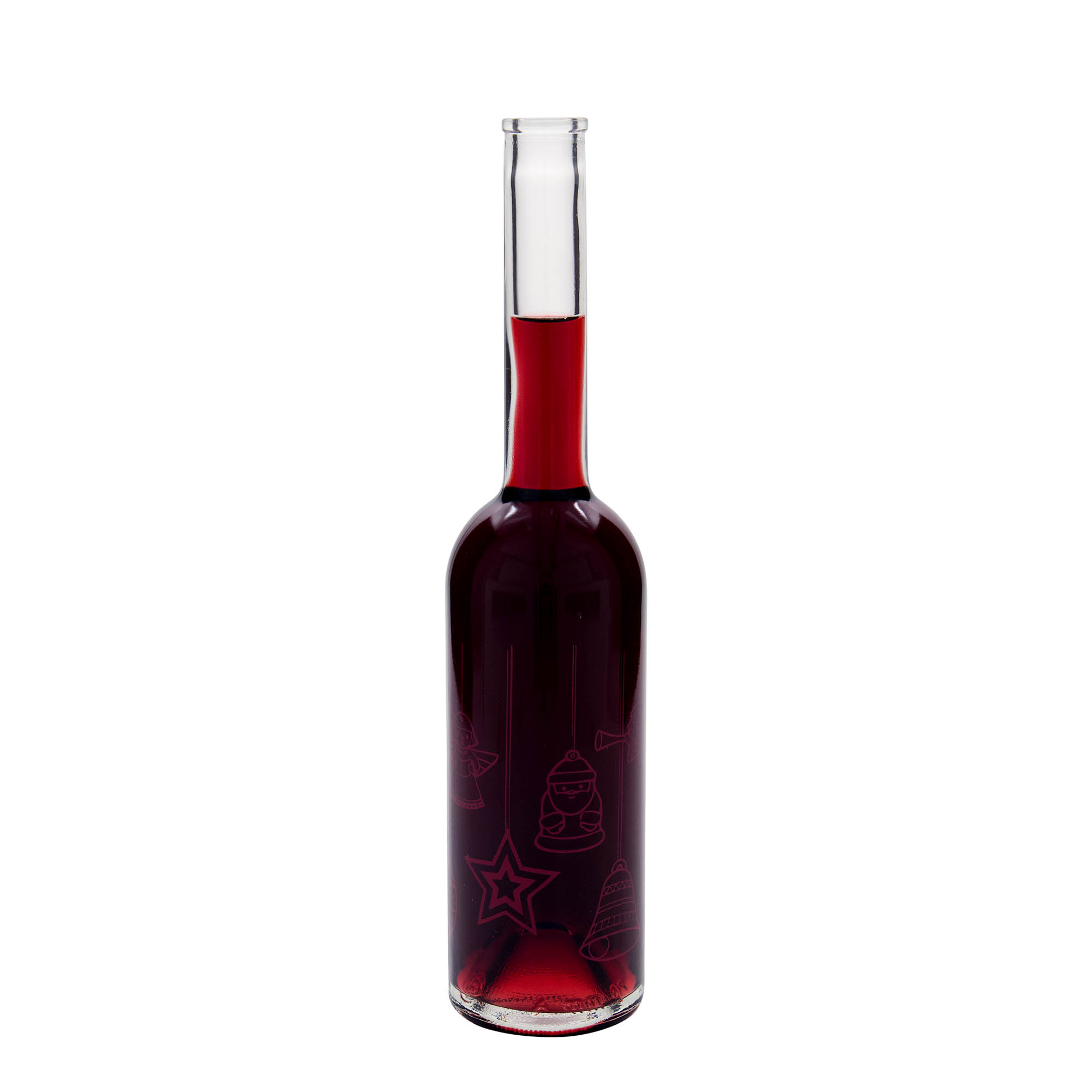 Butelka szklana 500 ml „Opera”, motyw: gwiazdy, szyjka: korek Butelka szklana 500 ml „Opera”, motyw: gwiazdy, szyjka: korek