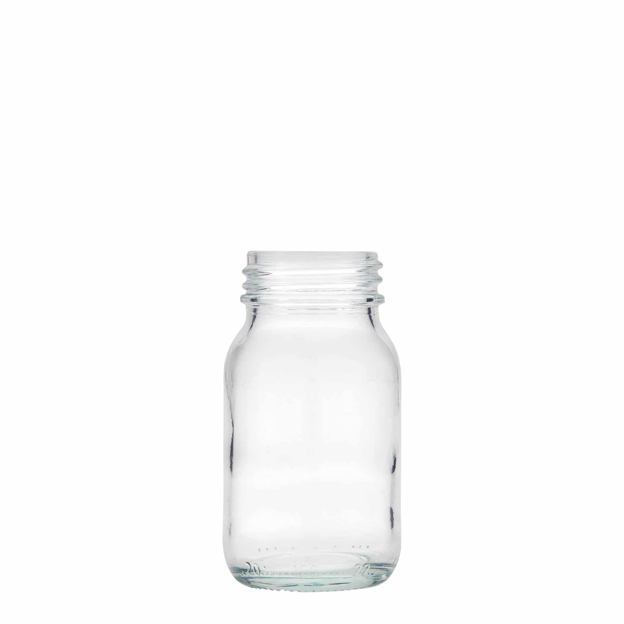 100 ml słoik z szerokim otworem, zamknięcie: DIN 40 100 ml słoik z szerokim otworem, zamknięcie: DIN 40