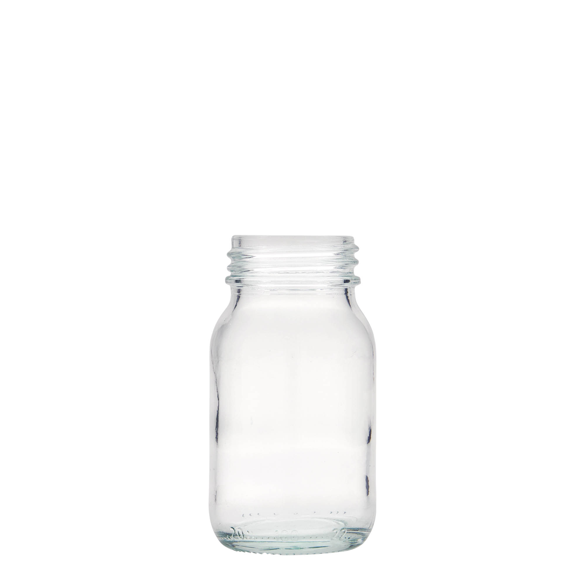 100 ml słoik o szerokiej szyjce, otwór: DIN 40 100 ml słoik o szerokiej szyjce, otwór: DIN 40