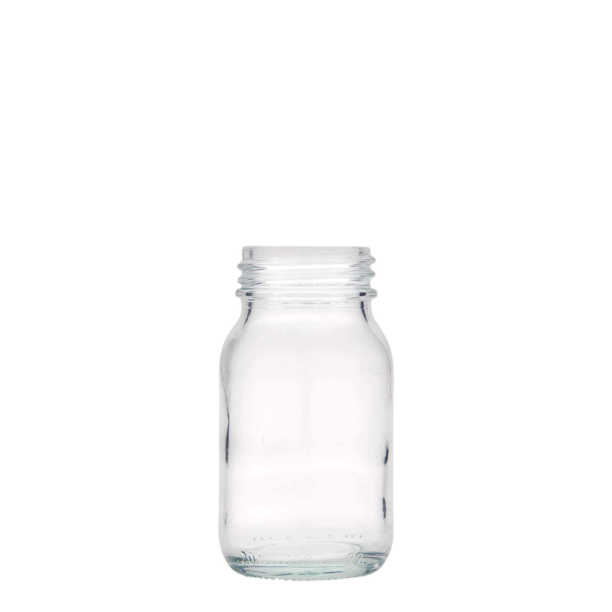 100 ml słoik o szerokiej szyjce, otwór: DIN 40