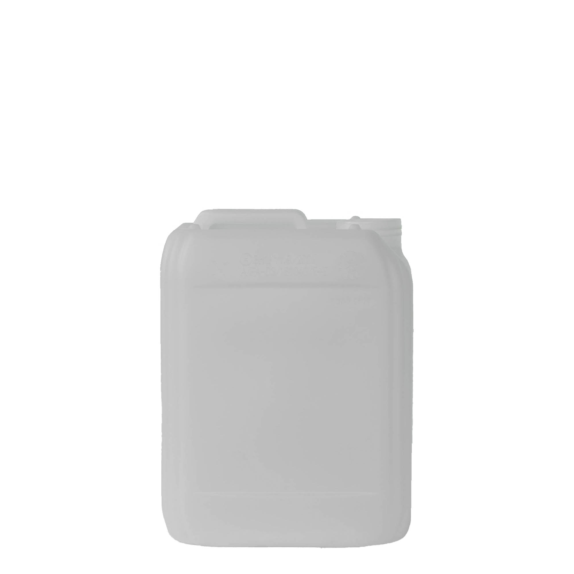 5 l kanister, prostokątny, tworzywo sztuczne HDPE, kolor naturalny, zamknięcie: ND 55 5 l kanister, prostokątny, tworzywo sztuczne HDPE, kolor naturalny, zamknięcie: ND 55