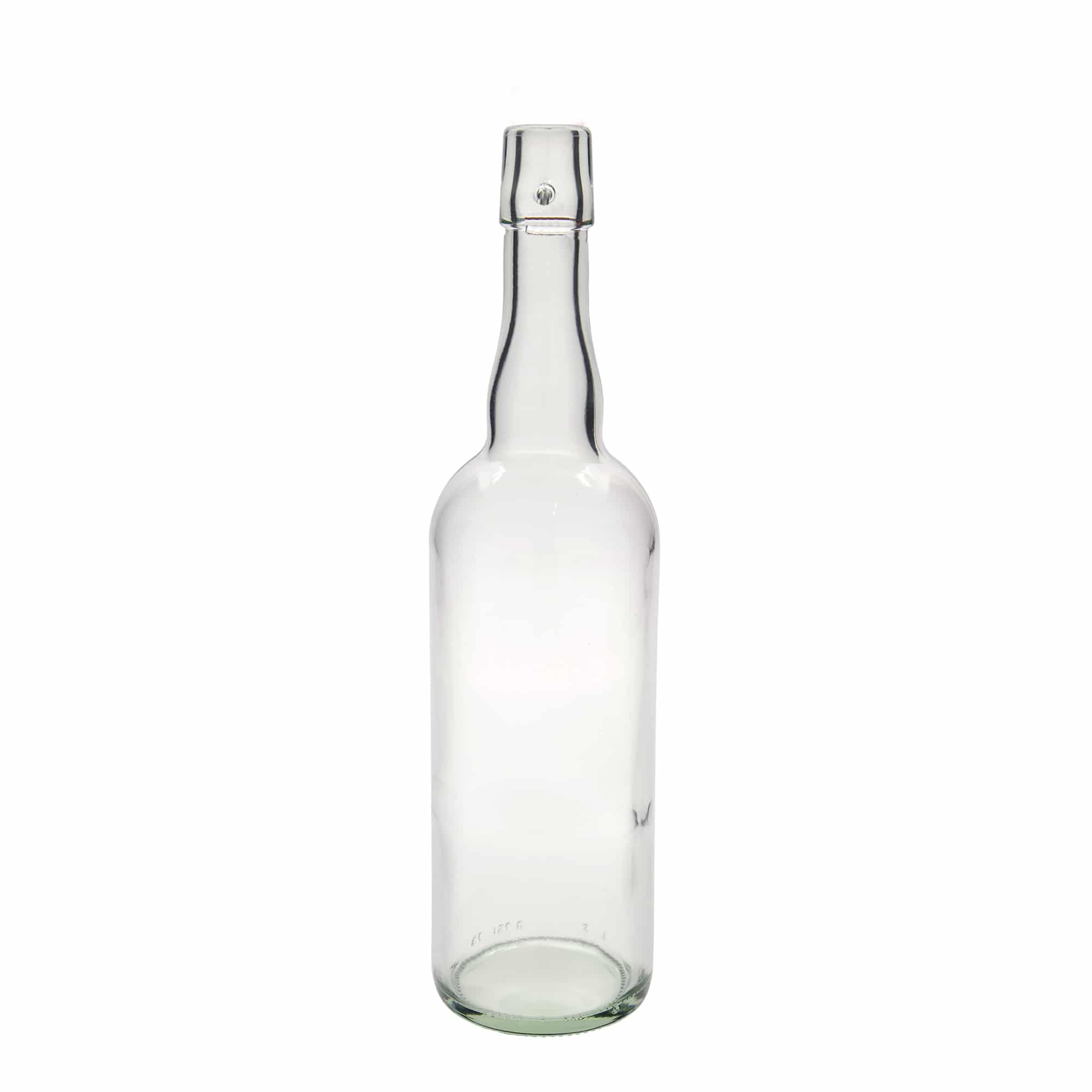 750 ml butelka piwa Belgia, szkło, szyjka: zamknięcie na klamrę
