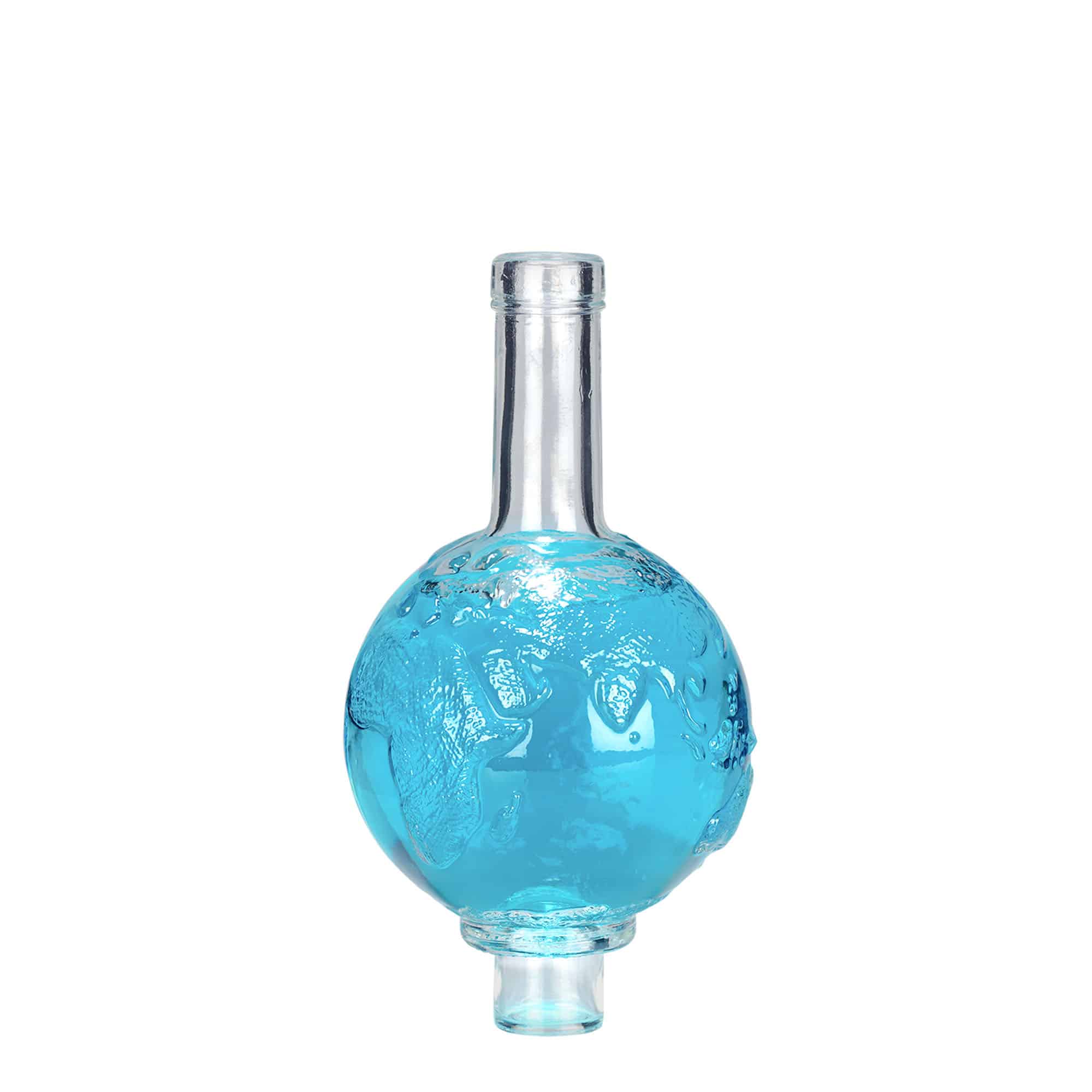500 ml butelka szklana 'Globus', zamknięcie: korek