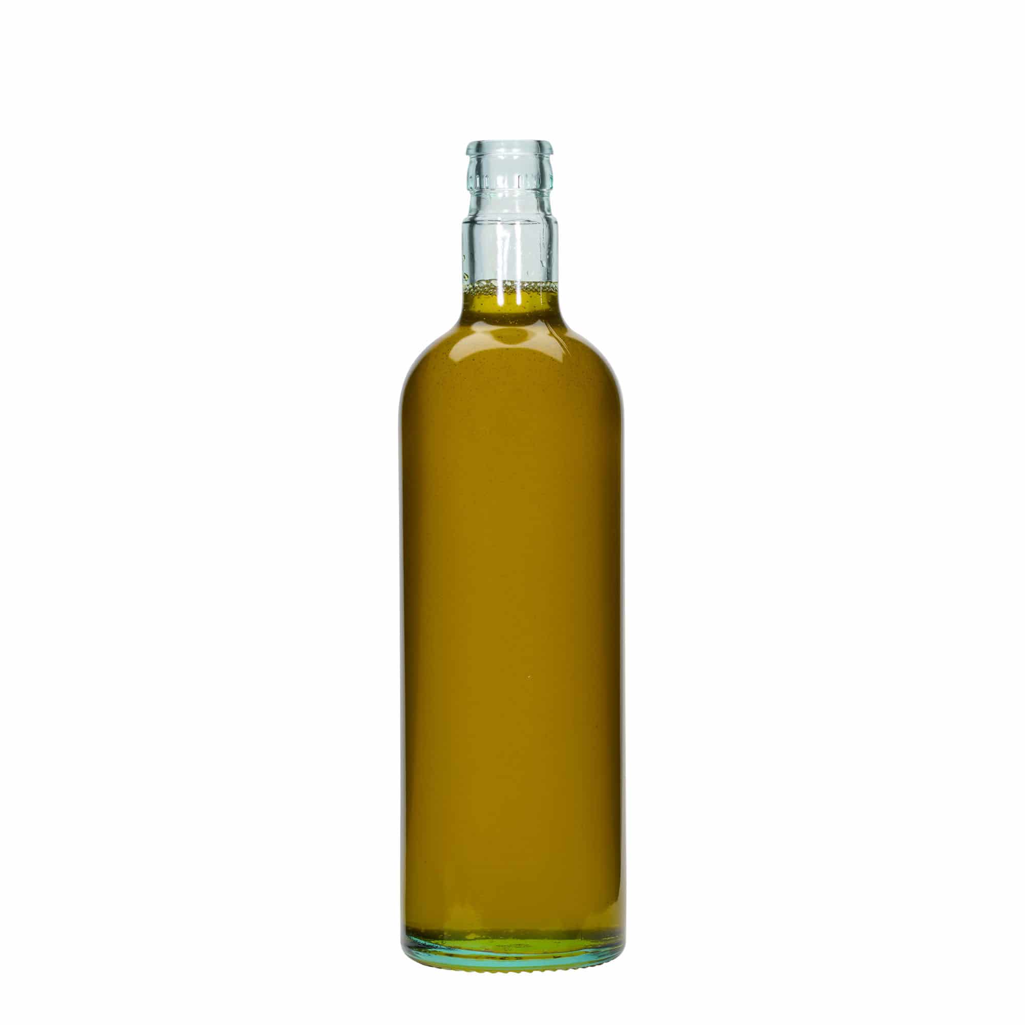 750 ml butelka na ocet/olej 'Willy New', szkło, kolor zielony jasny, zamknięcie: DOP