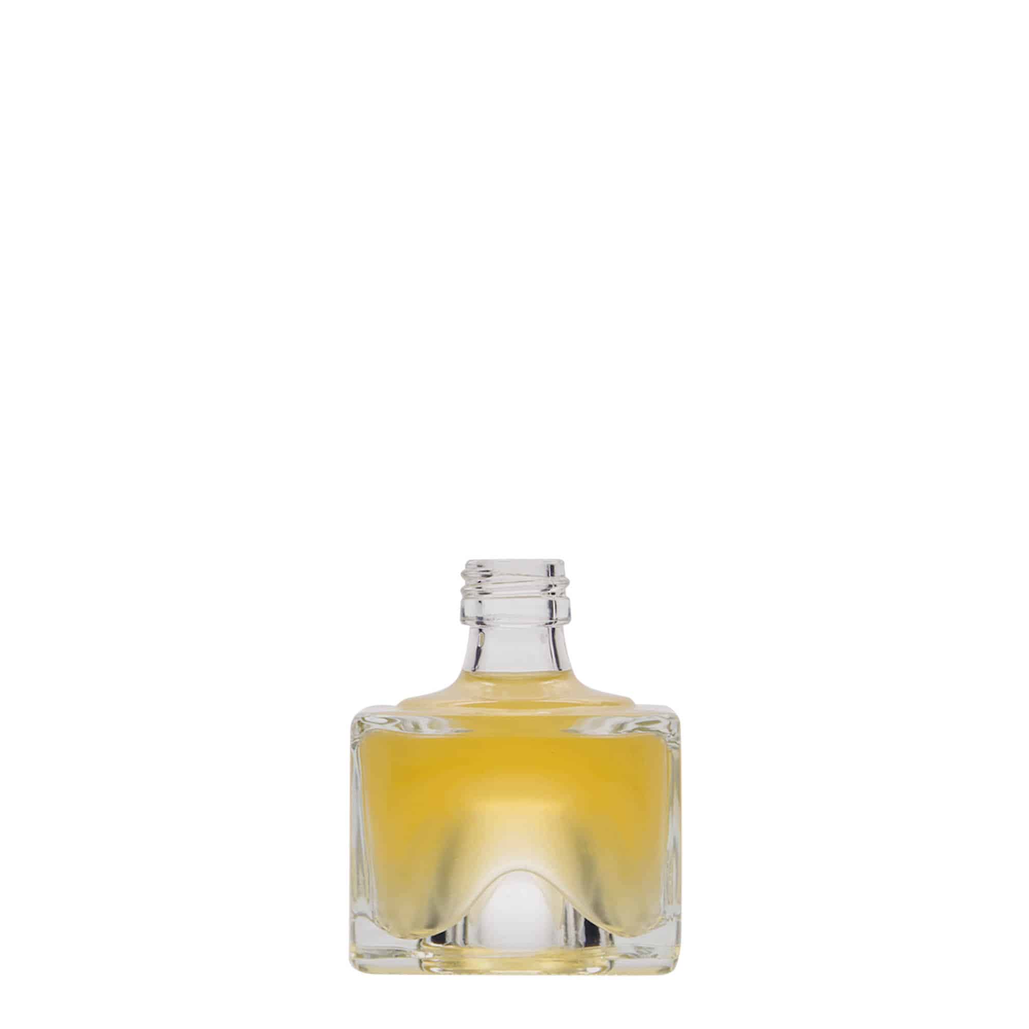 40 ml butelka szklana 'Cocolores', kwadratowa, zamknięcie: PP 18