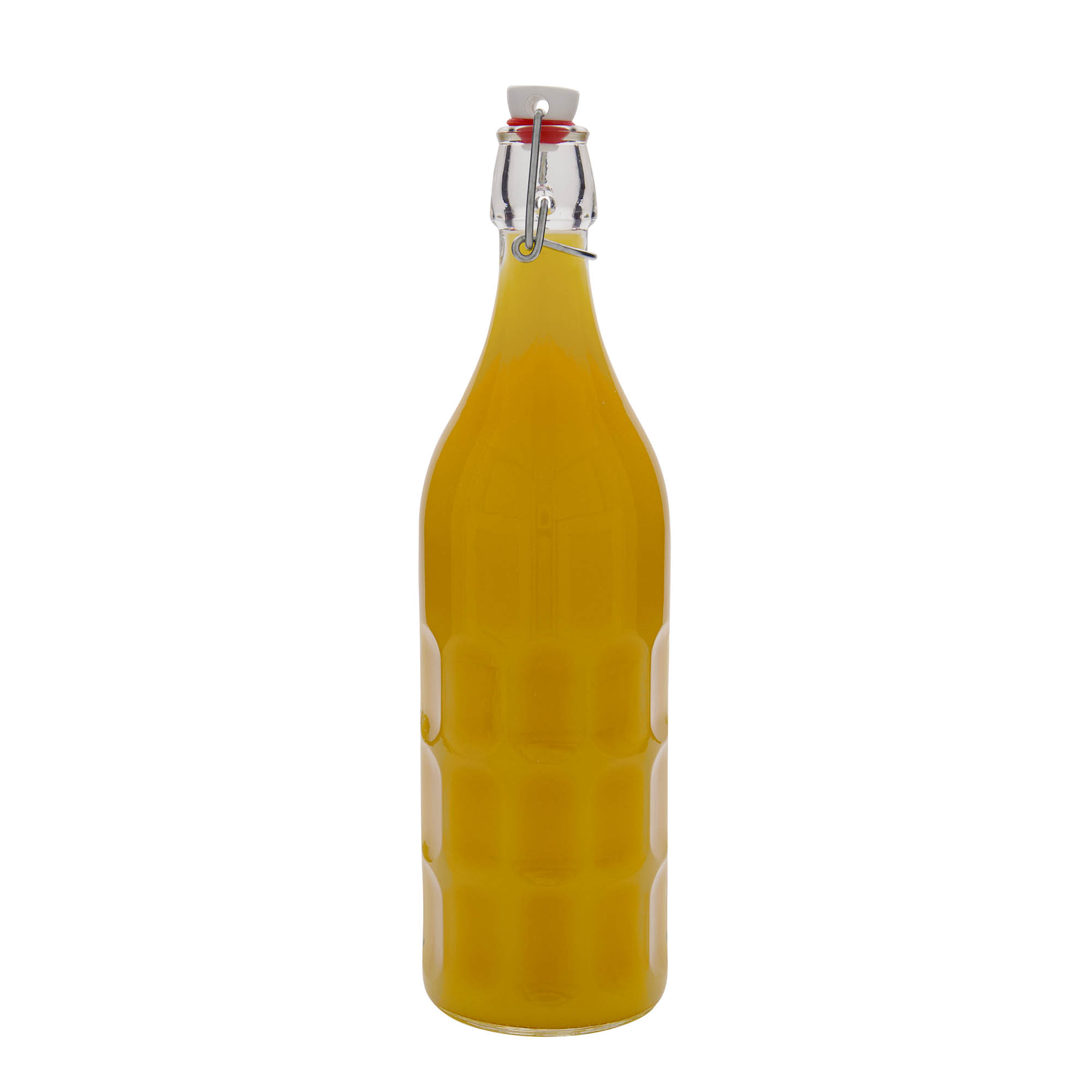 1.000 ml butelka szklana Moresca, otwór: zamknięcie na klamrę