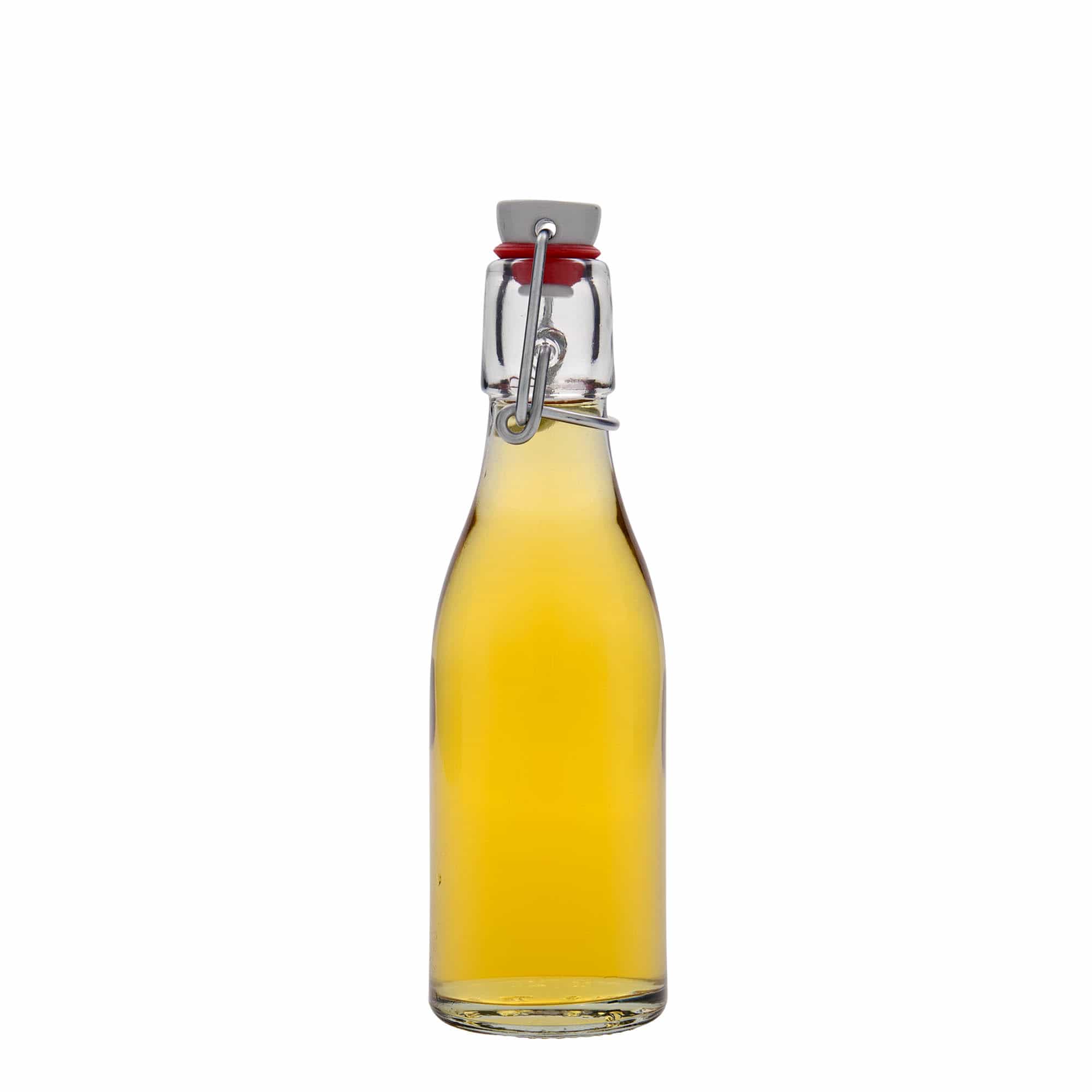 Butelka szklana 200 ml „Paul”, otwór: zamknięcie na zawias