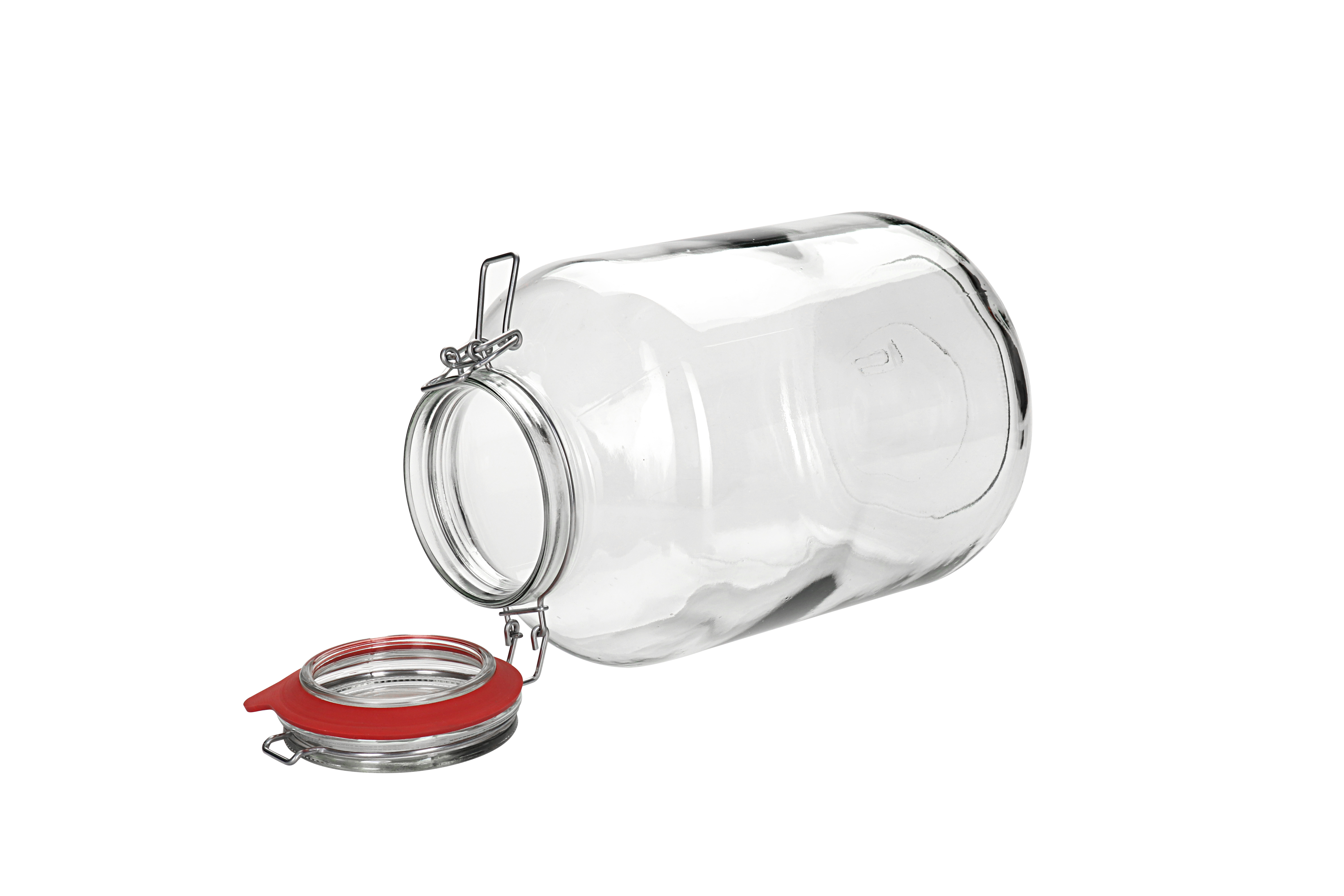 4,880 ml słoik z drucianym zamknięciem, otwór: zamknięcie drucianym zamkiem